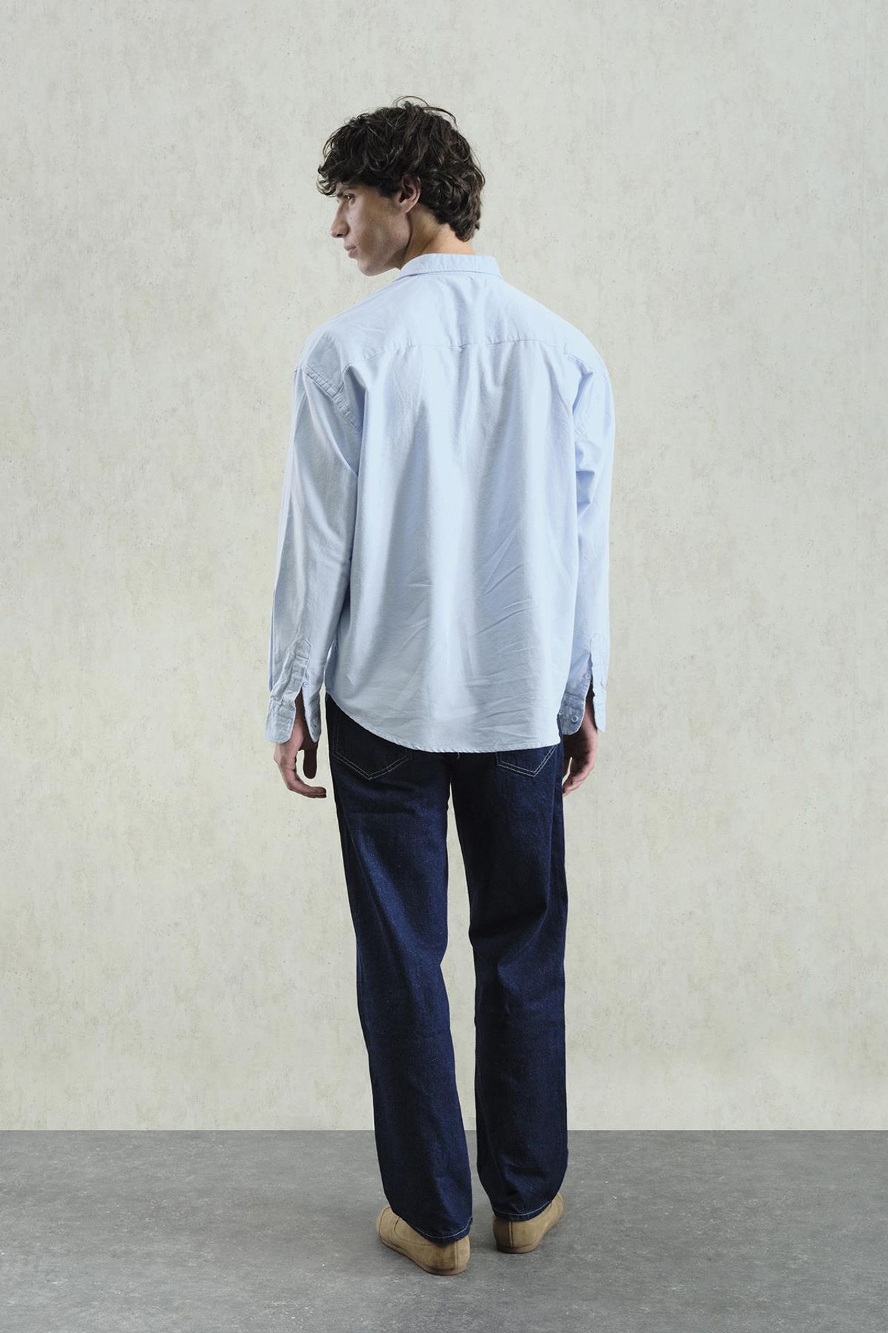GIESTO Embroidered Button-Up Poplin Shirt 3