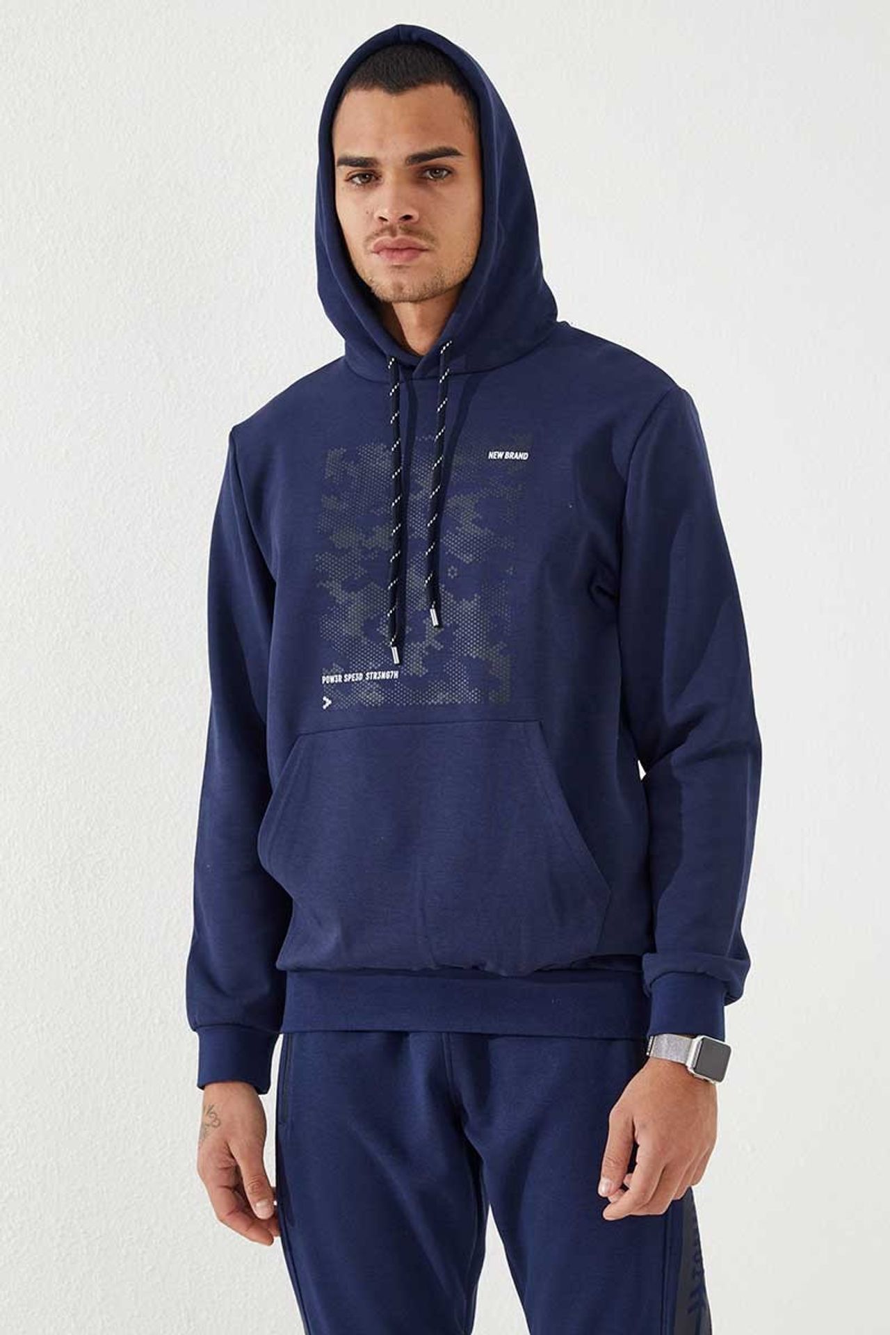TOMMY Men's Camouflage Printed Hoodie 5