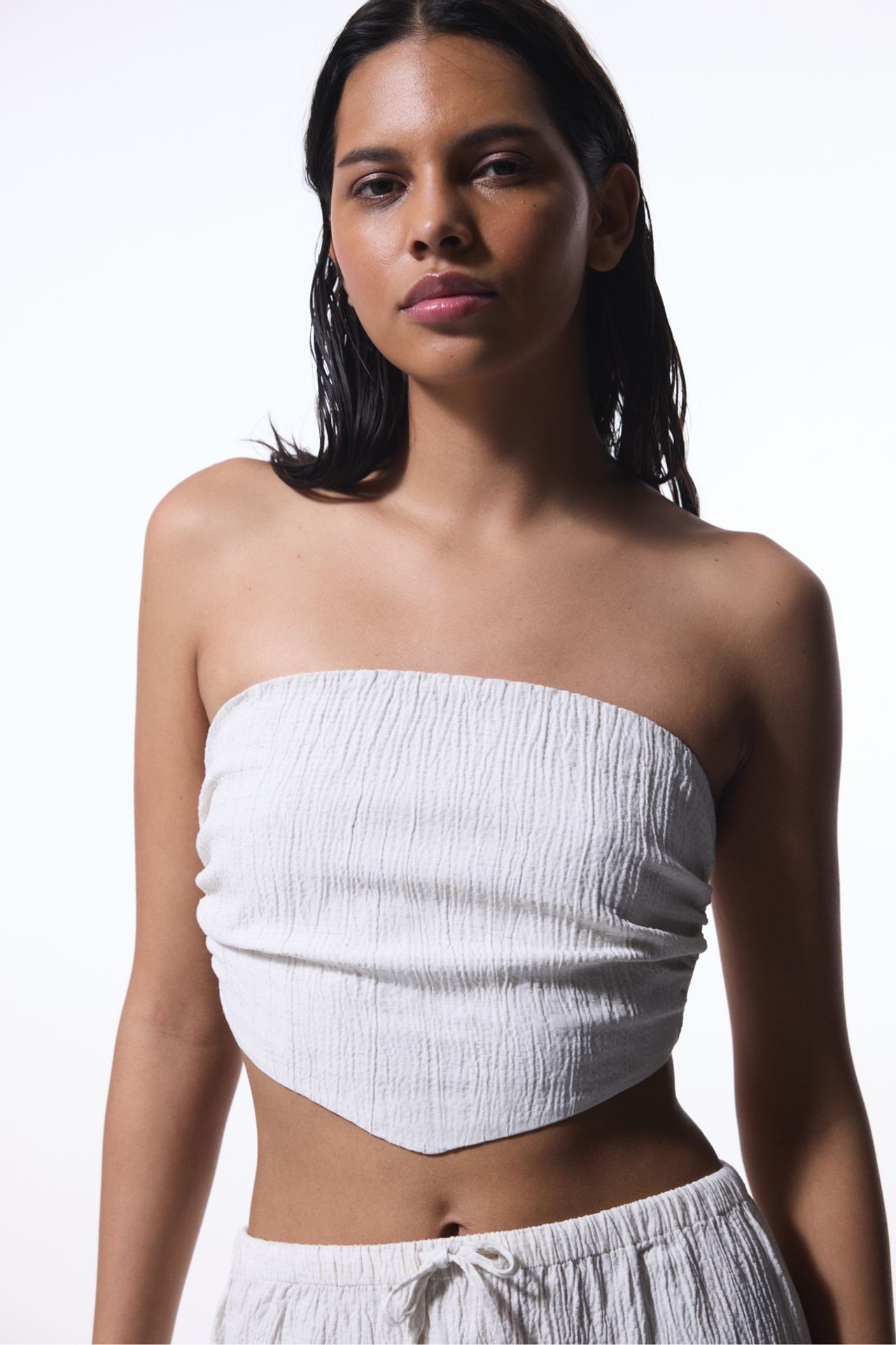 PENTI Craft Crinckle Strapless Top 1