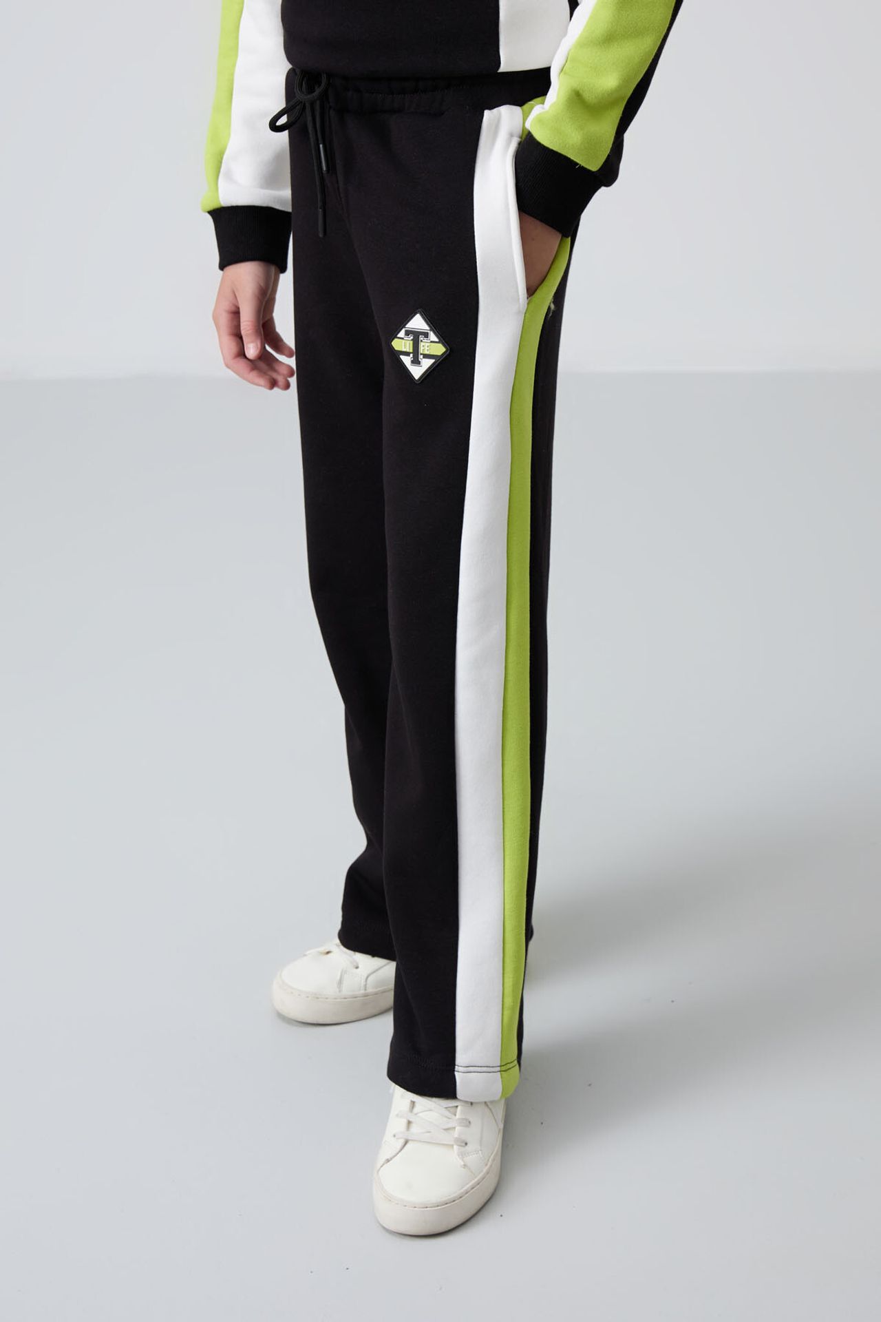 TOMMY Color Blocked Wide Leg Tracksuit Set 3