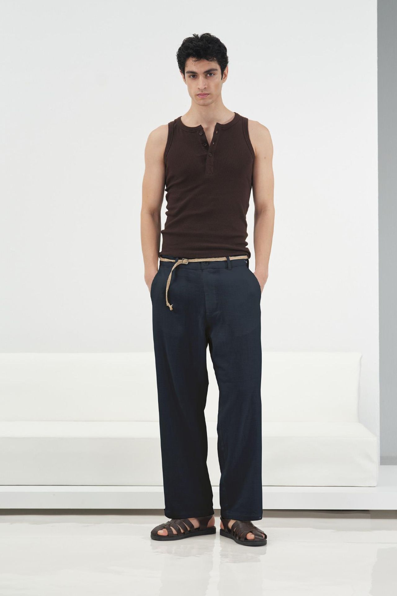 GIESTO Men's Cotton Suit Pants 3