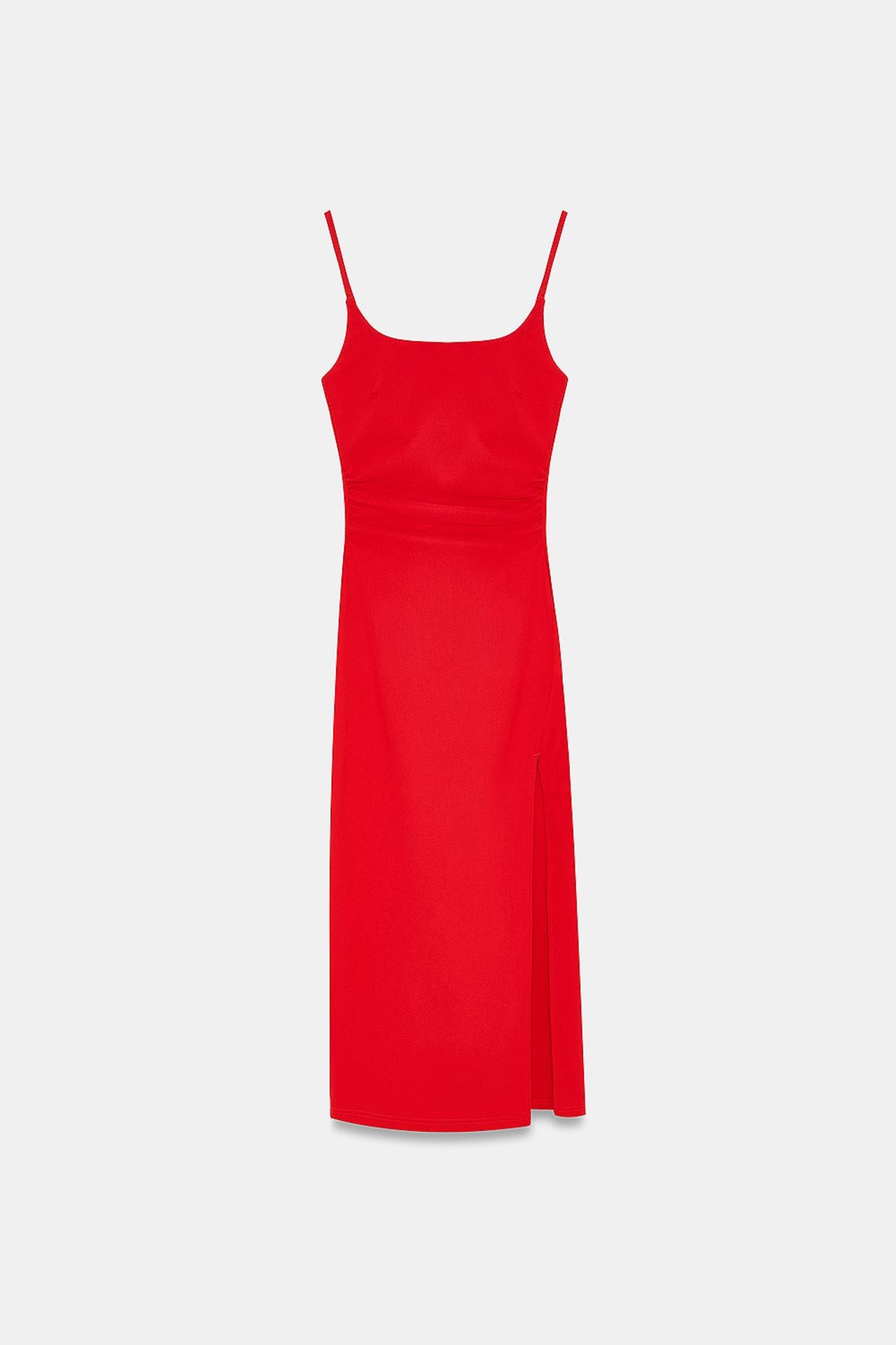 DILVIN Kadın Kolsuz Bodycon Midi Elbise 5