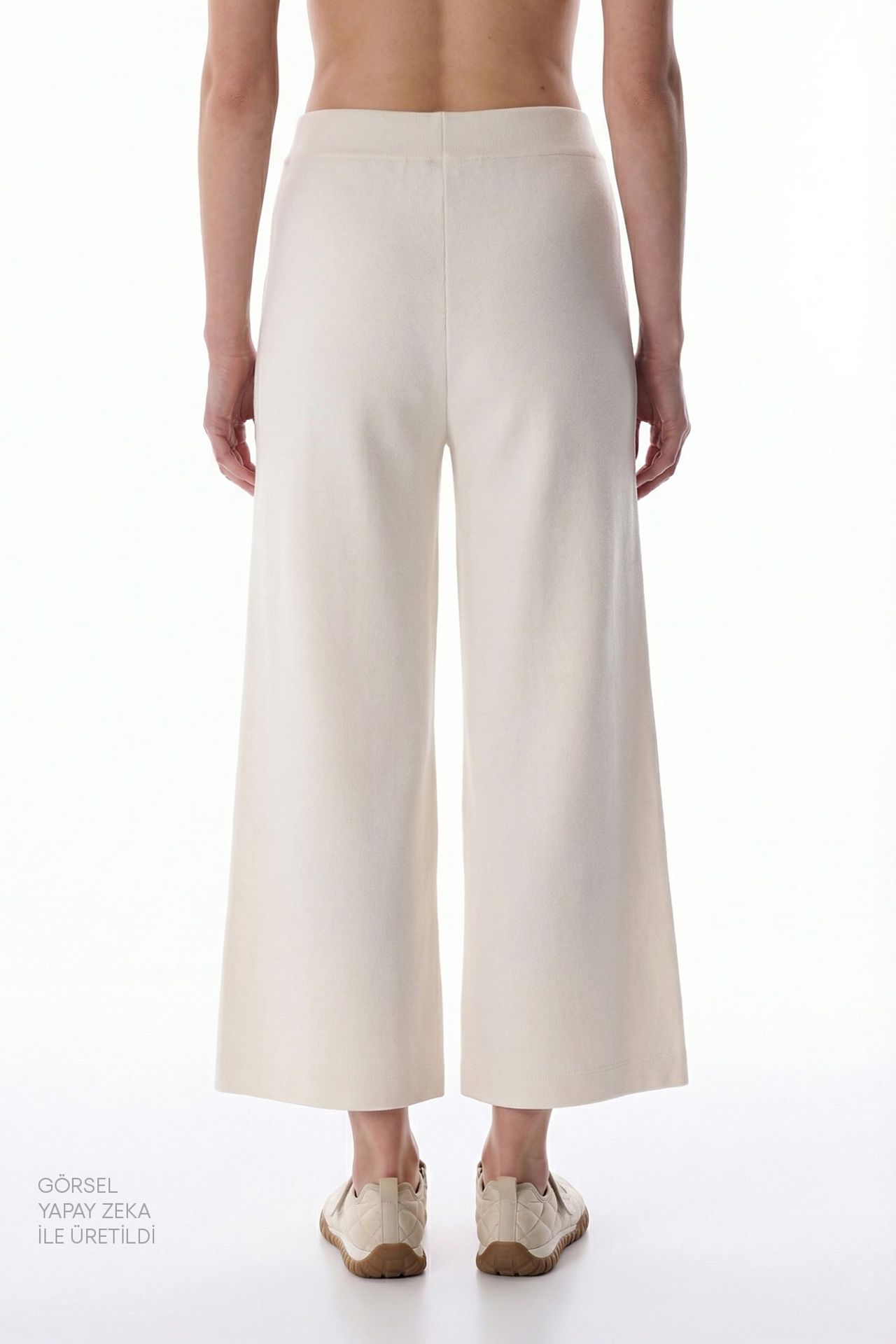 PENTI High Waist Crop Modal Trousers 2
