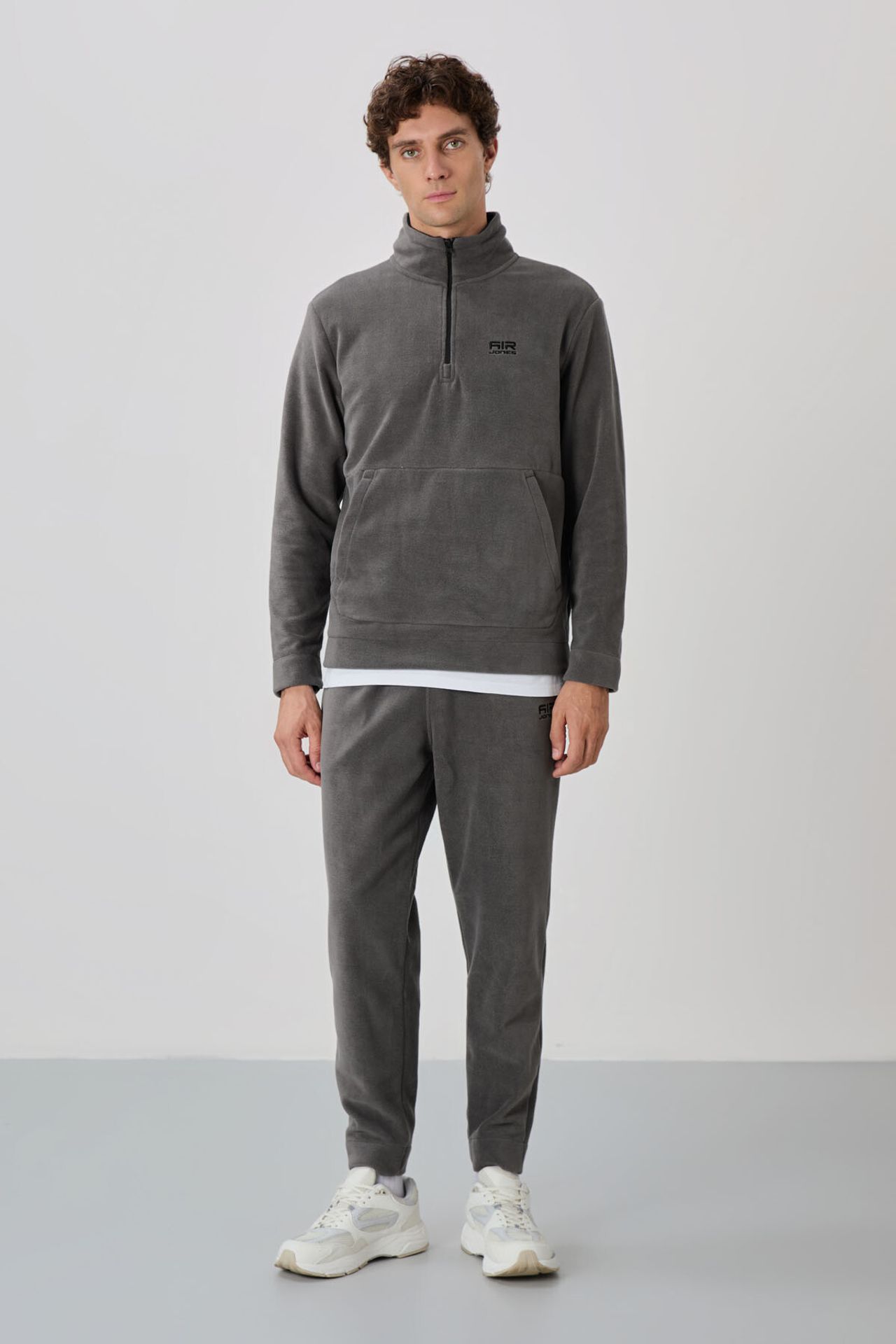 TOMMY Men's Zipper Collar Sweatshirt And Pants Set 1