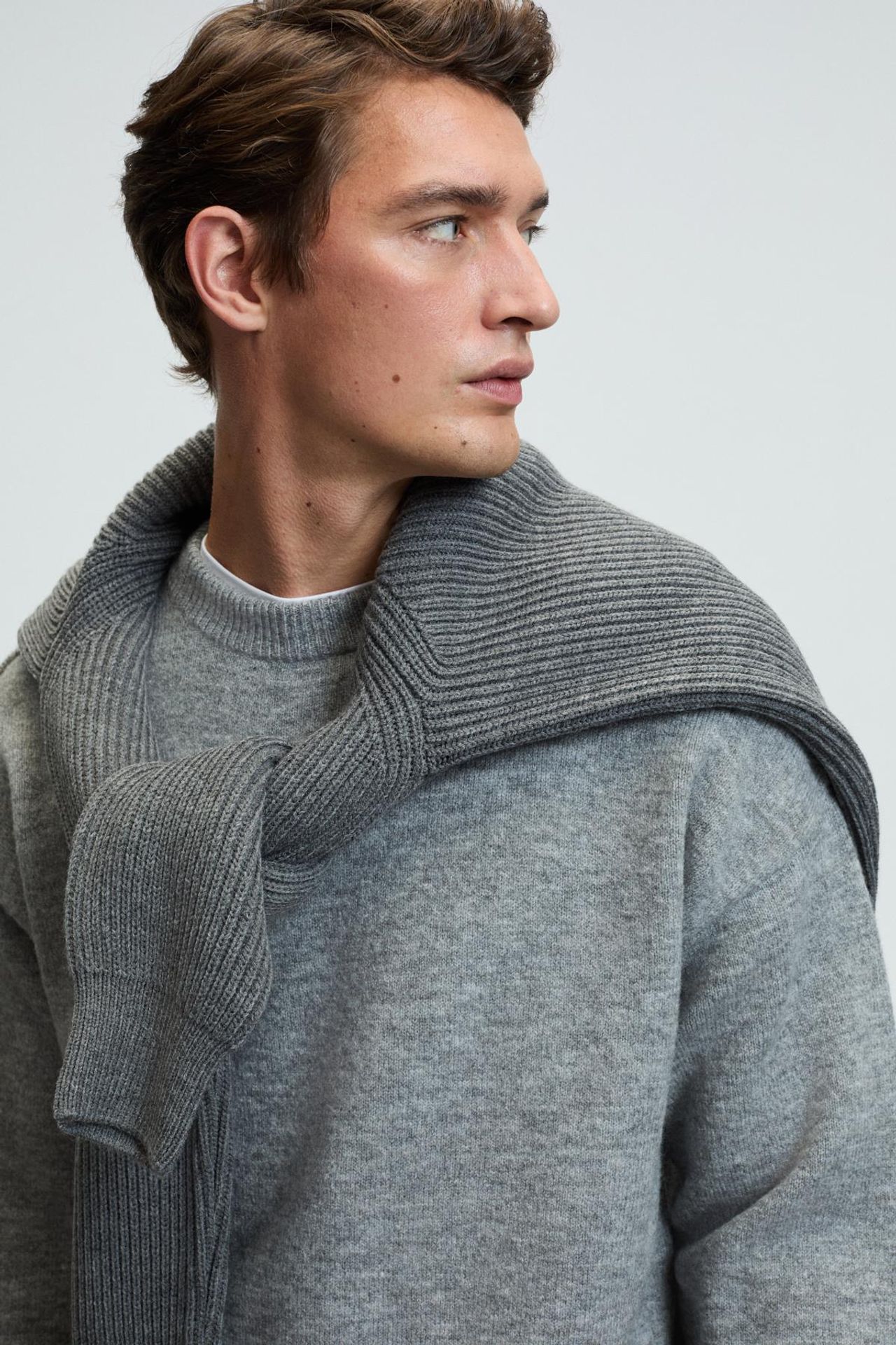 GRIMELANGE Ribbed Crew Neck Jumper 6