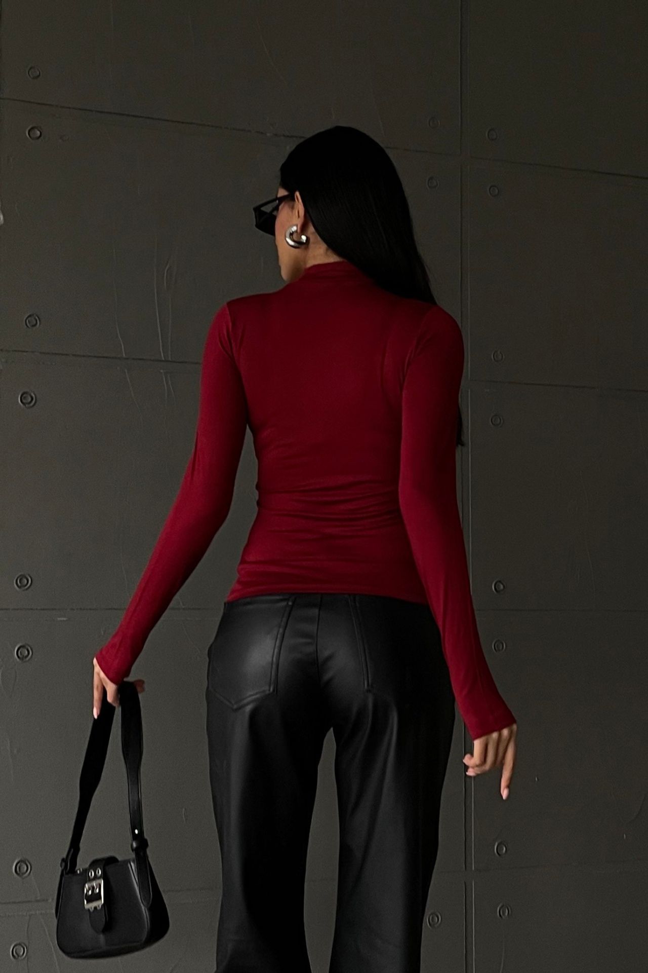 BIPANTOLON Kadın 2'li Cut Out Detaylı Yarım Balıkçı Yaka Body 7
