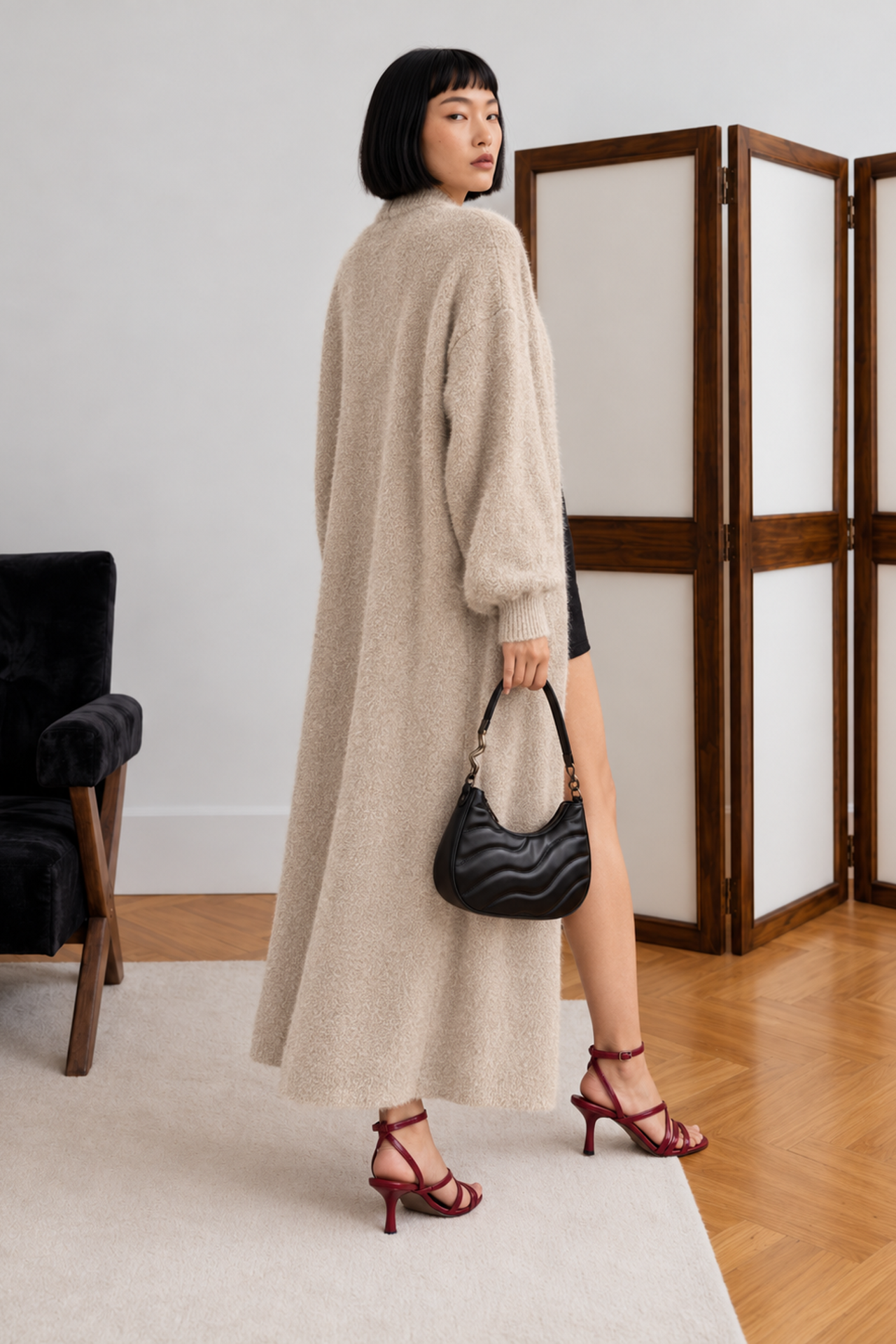 MY FASHION Açık Ön Normal Kalıp Hırka 3