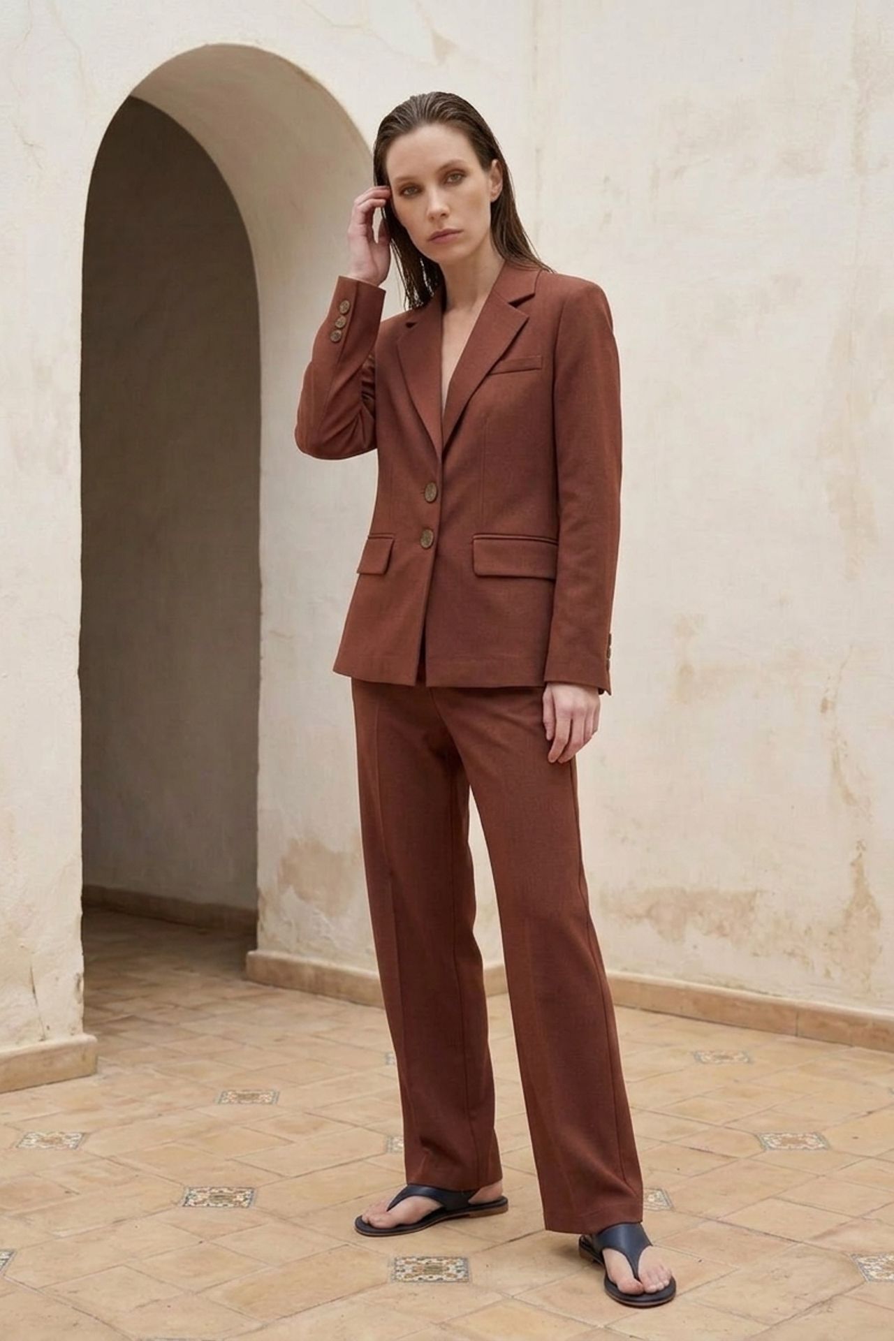 MY FASHION Women's regular-fit blazer jacket 4