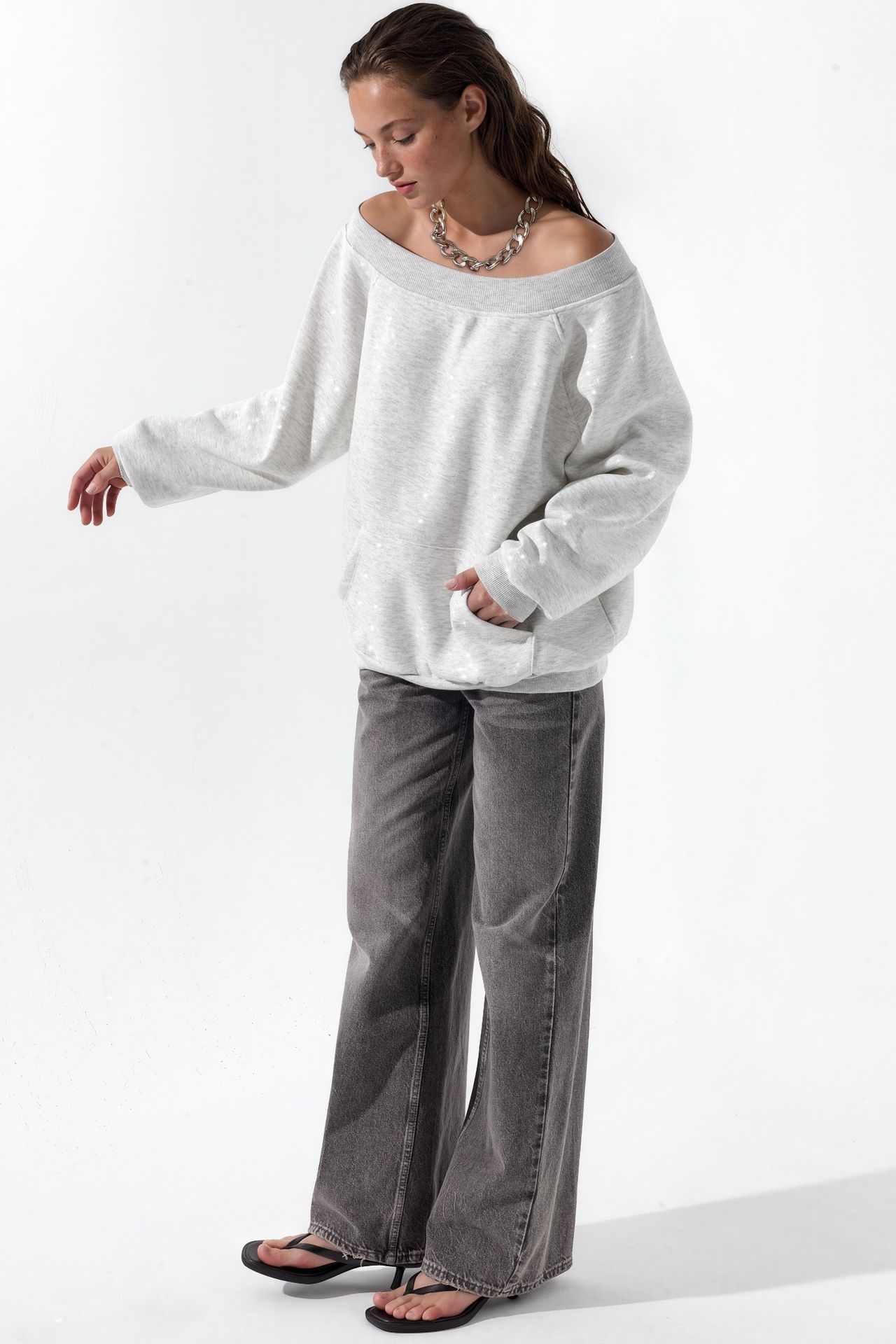 BUSEM Women's Cotton-Blend Sweatshirt 3