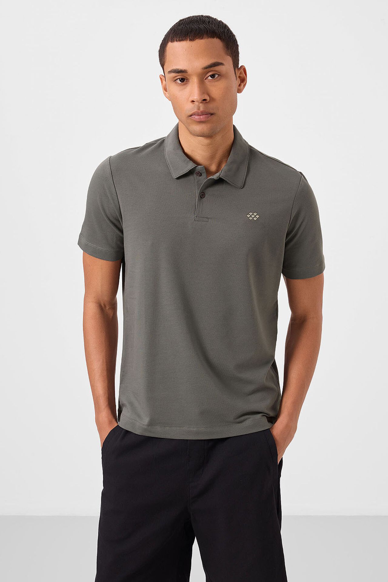 TOMMY Men's Cotton-Blend Polo T-Shirt 2