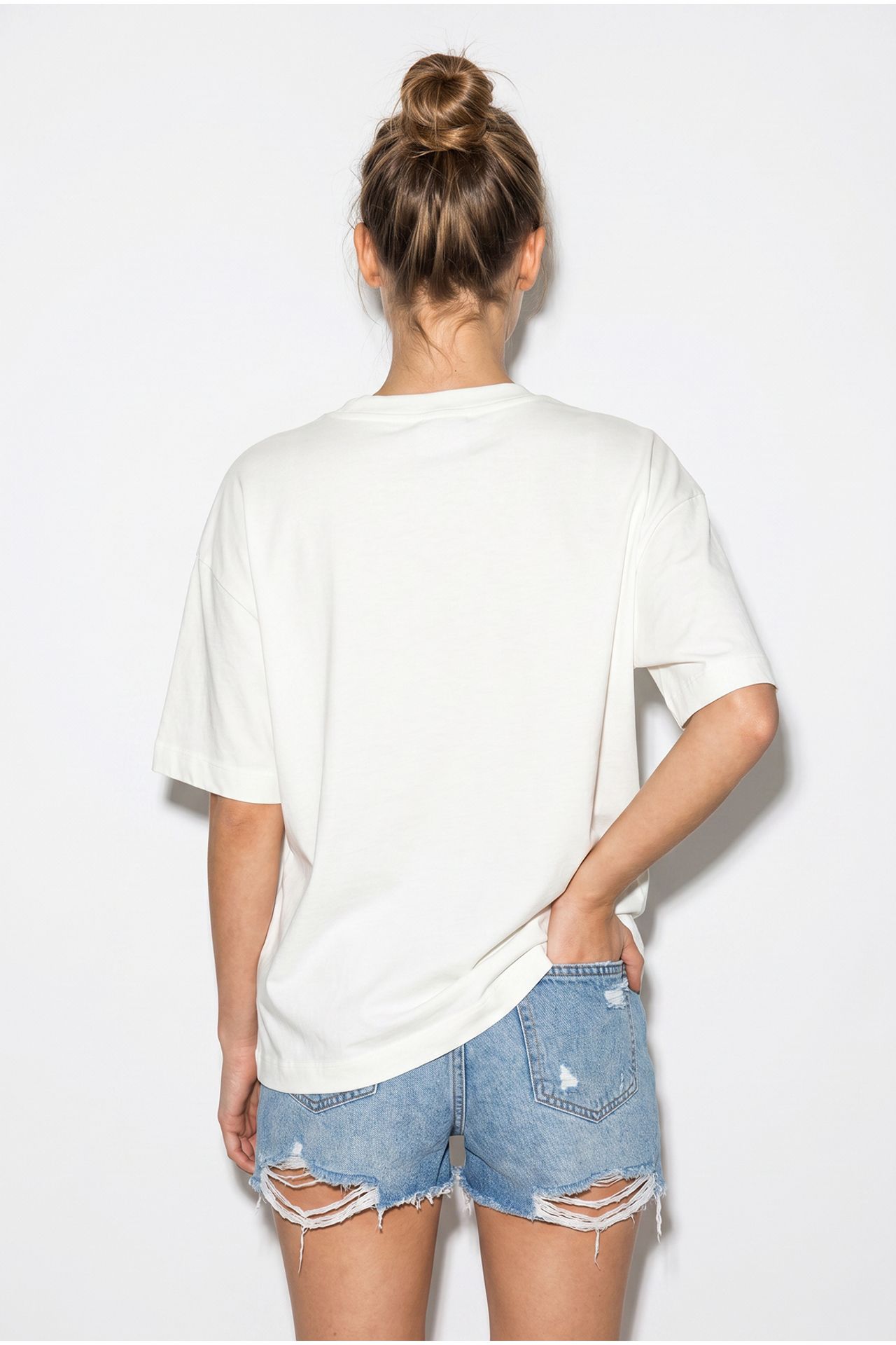 LUCCI Women's Cotton Elastane T-Shirt 5