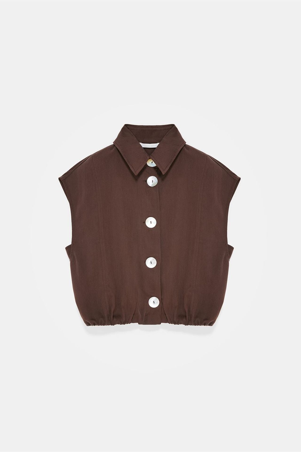 DILVIN Sleeveless Tencel Crepe Blouse 5