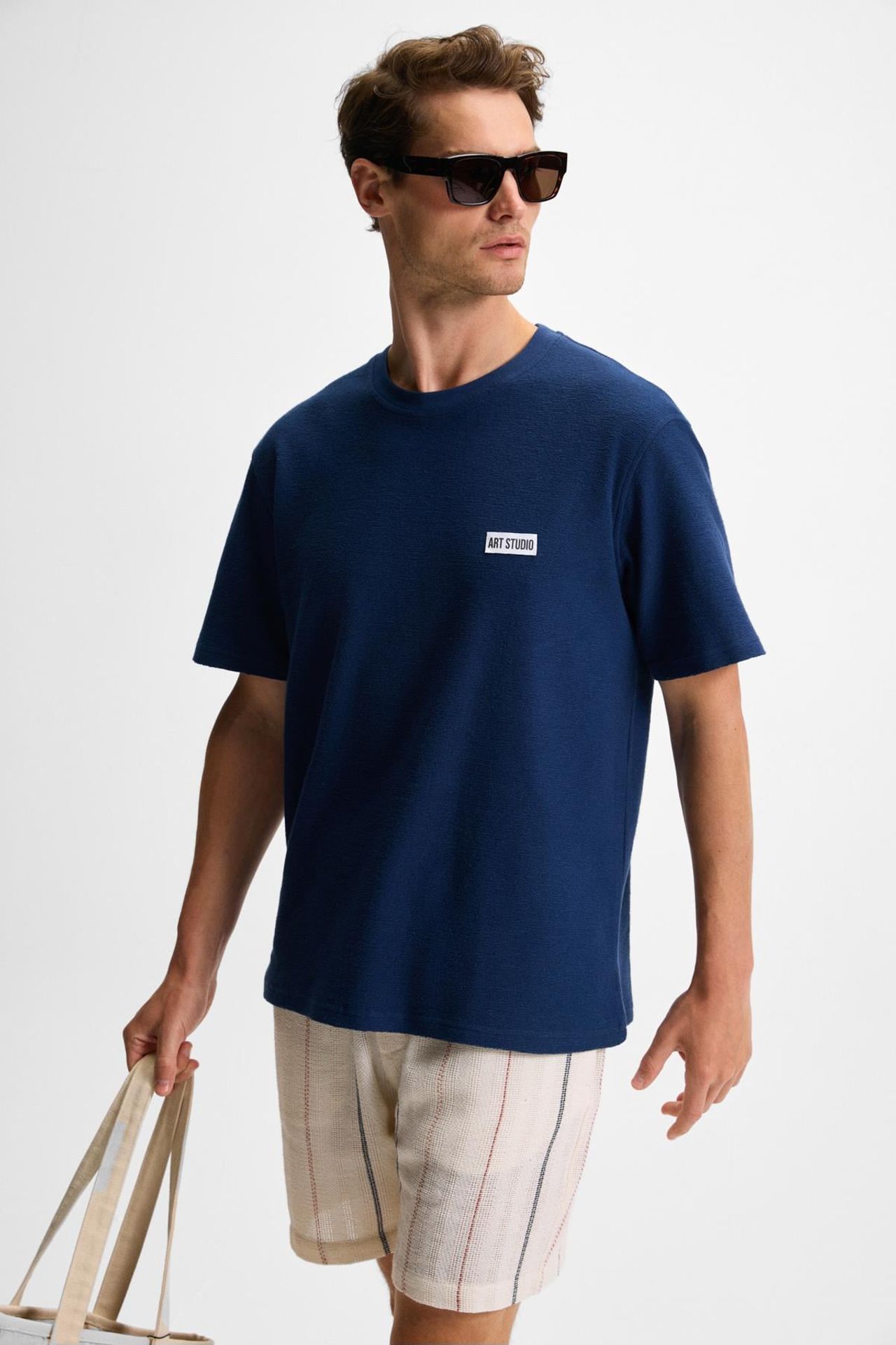GRIMELANGE Bisiklet Yaka Kısa Kollu Tişört 1