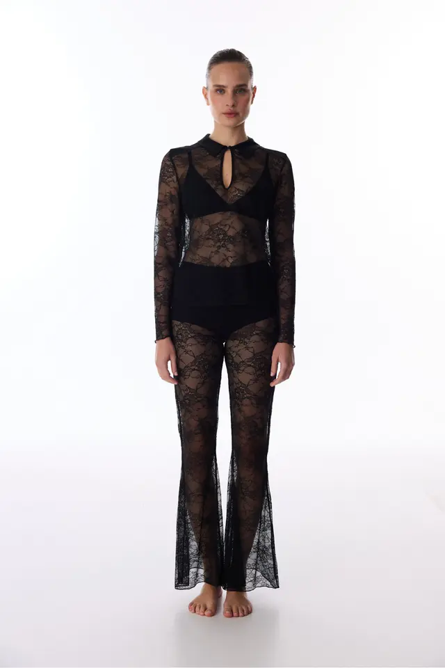 PENTI Women's Lace T-Shirt