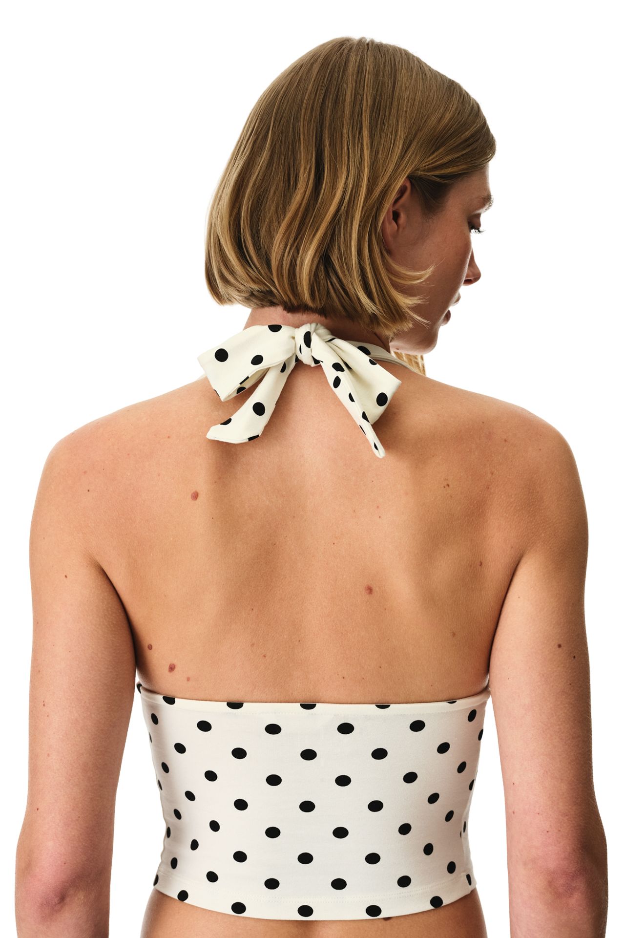 PENTI Polka Dot Halter Neck Top 4