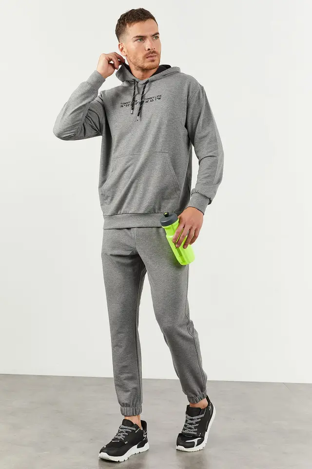 TOMMY Oversized Hooded Sweatshirt And Pants Set