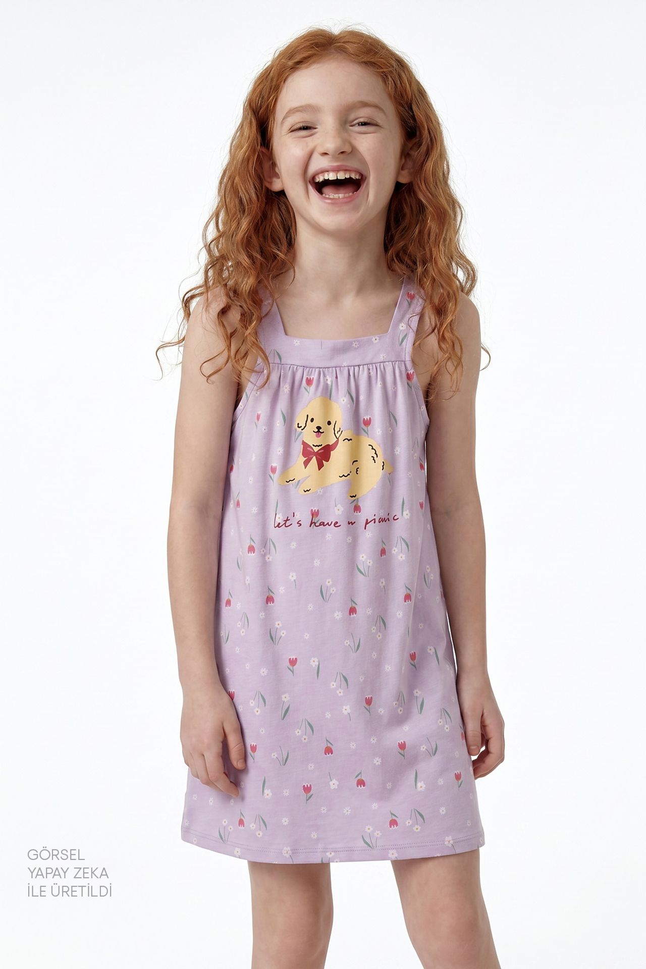 PENTI Girls' Picnic Pajama Top 2