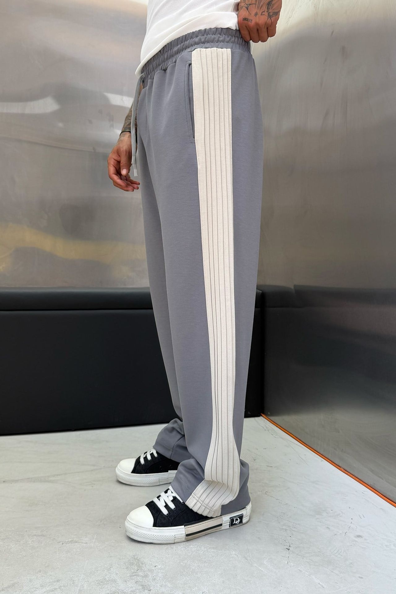 NOMARC Uzun Geniş Paça İpli Jogger Eşofman 3