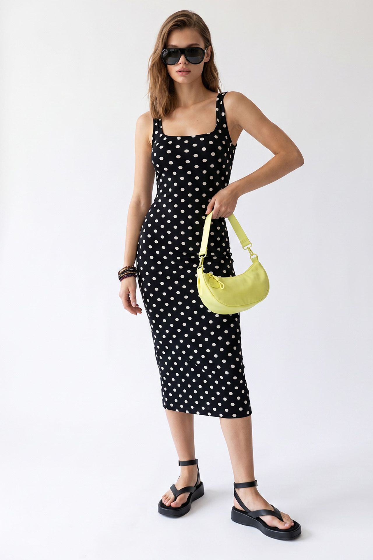 MIXRAY Cotton Maxi Dress