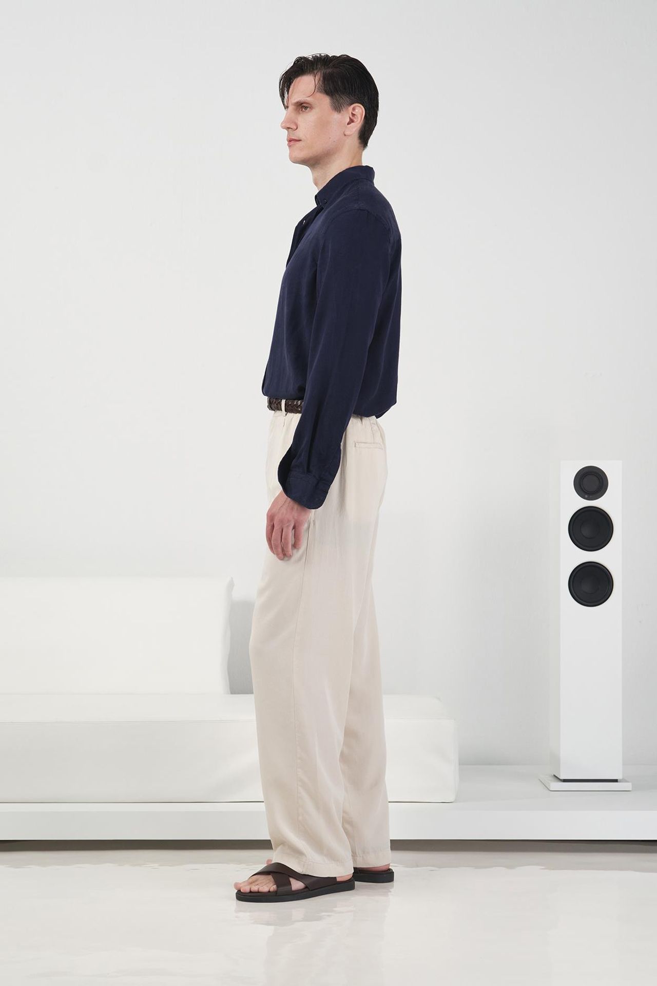 GIESTO Pleated Wide Leg Trousers 2