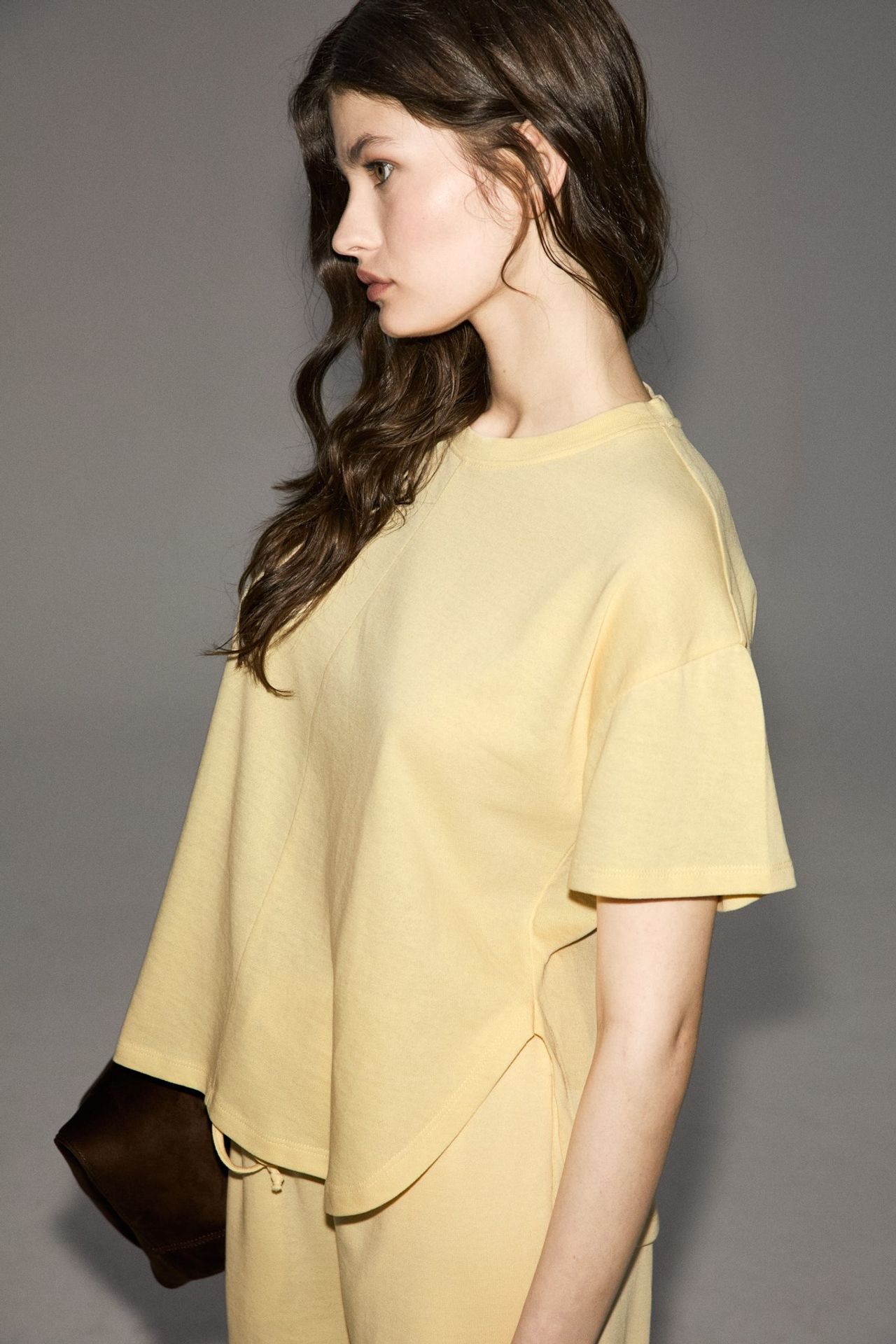 ETHIQUET Soft Crew Neck Short Sleeve 2-Piece Set 4