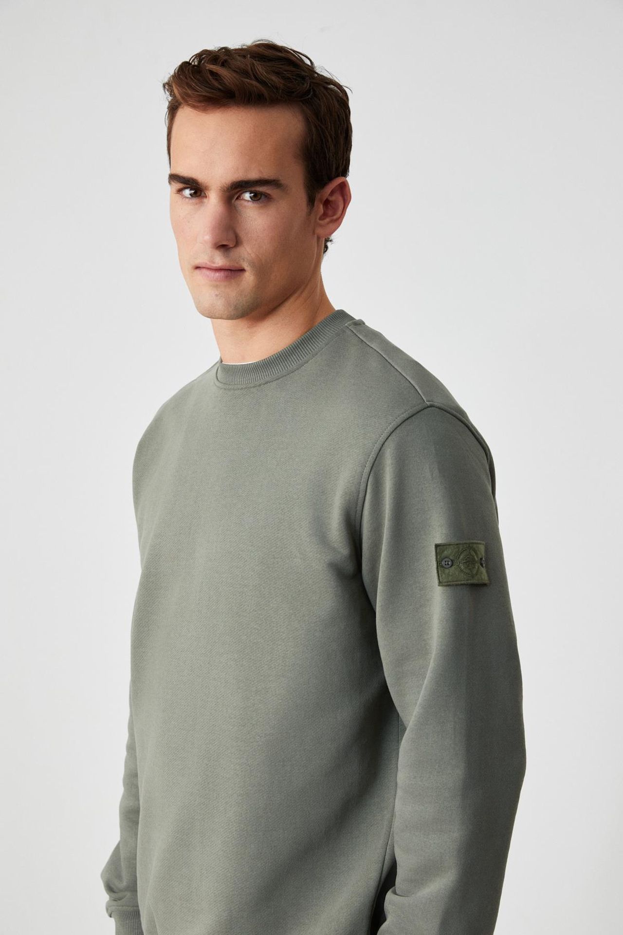 GRIMELANGE Nakışlı Bisiklet Yaka Sweatshirt 4