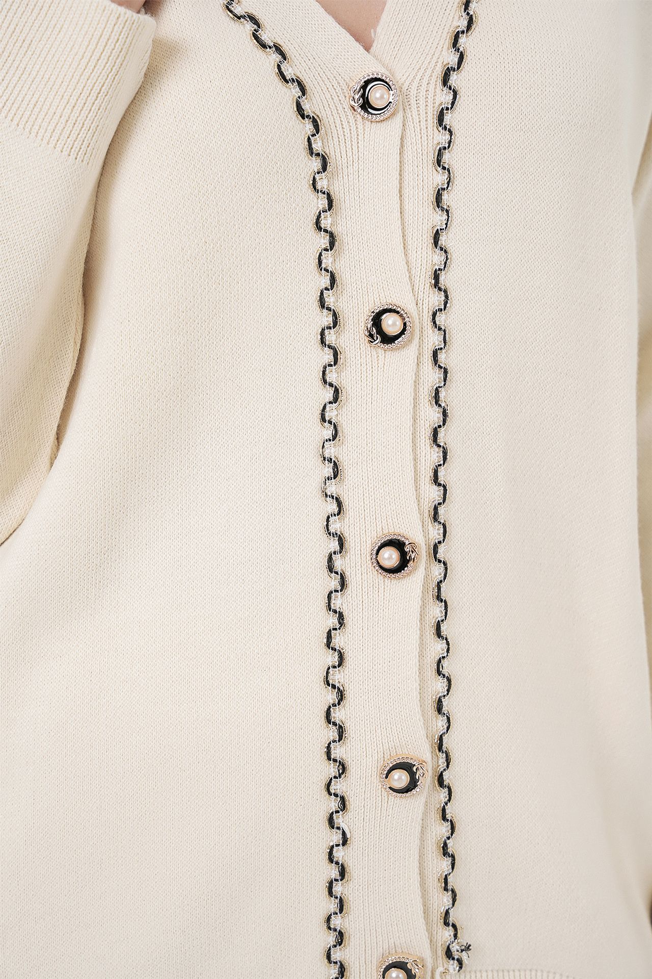 BDART V-Neck Cardigan and Wide Leg Pants Set 5