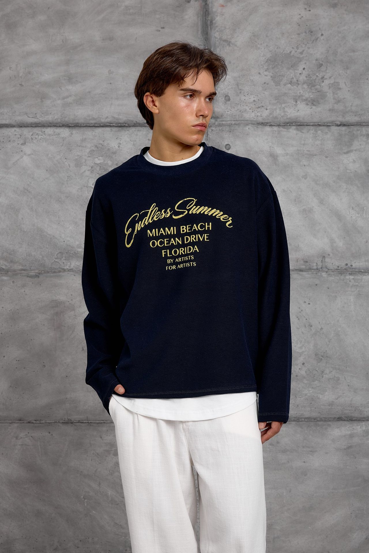 NOMARC Rahat Bisiklet Yaka Sweatshirt 4