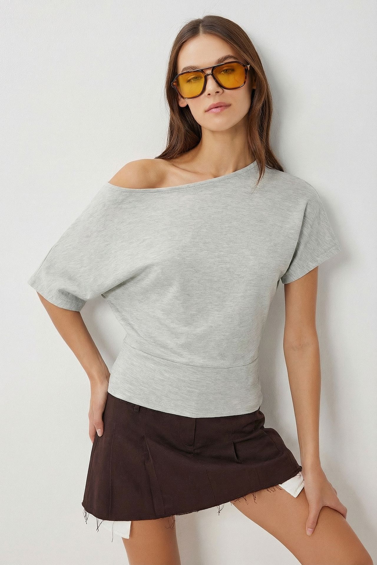 ISTANBUL Off Shoulder Knitted Blouse 1
