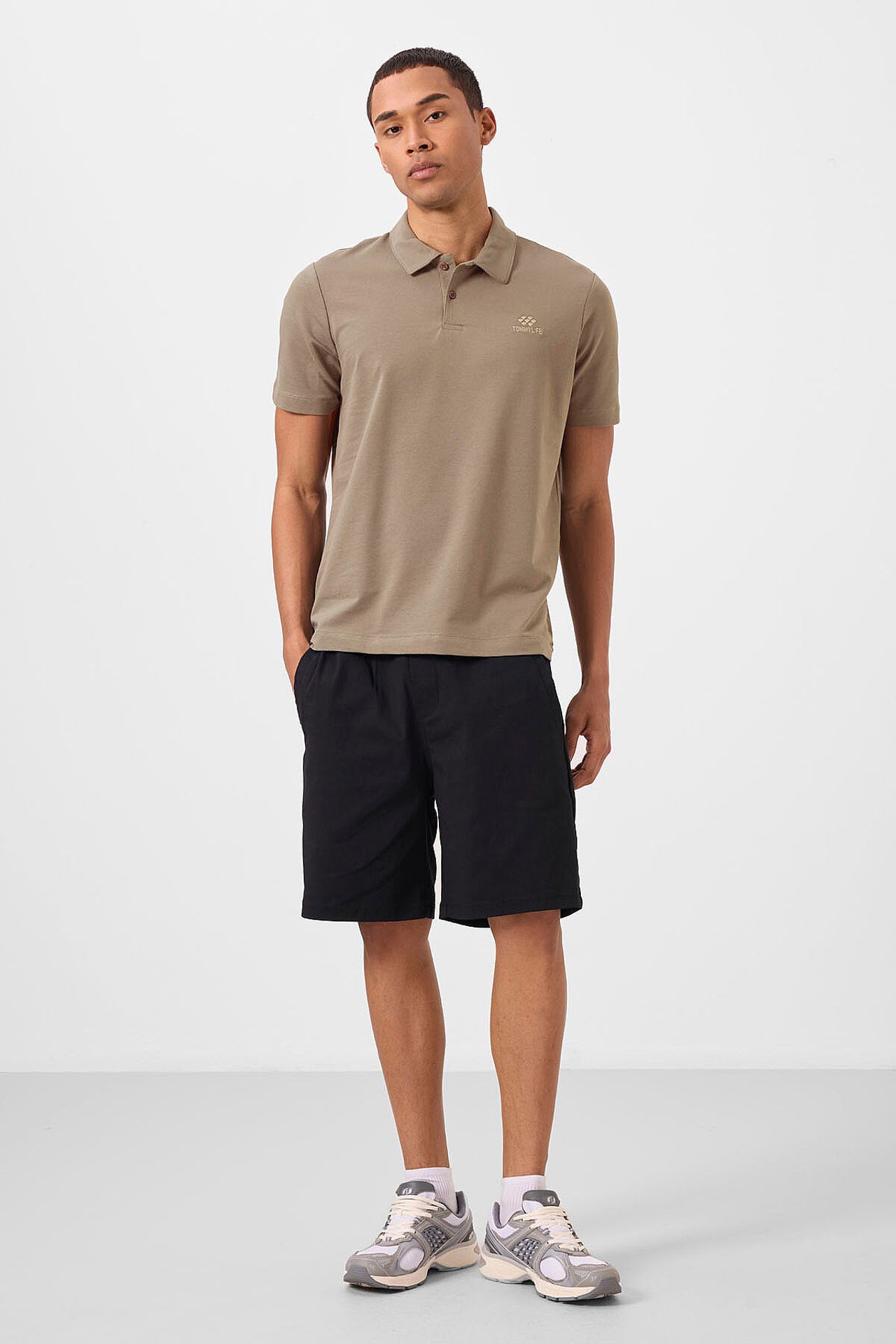 TOMMY Men's Cotton Elastane Polo T-Shirt 3