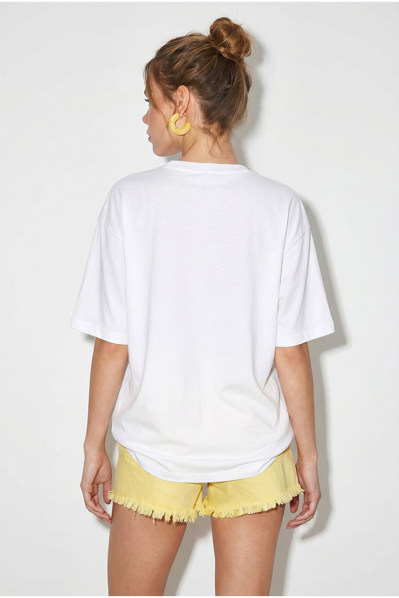 LUCCI Oversized Printed Cotton T-Shirt 4