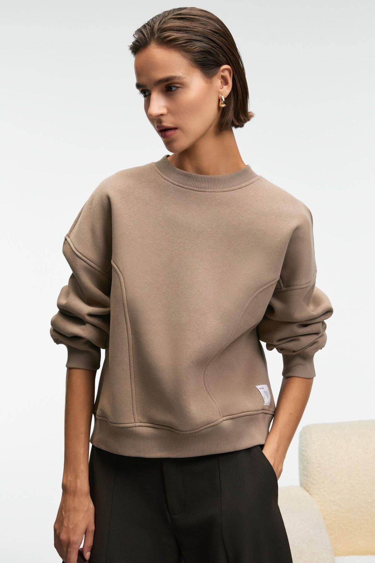 GRIMELANGE Oversized Crew Neck Sweatshirt 2