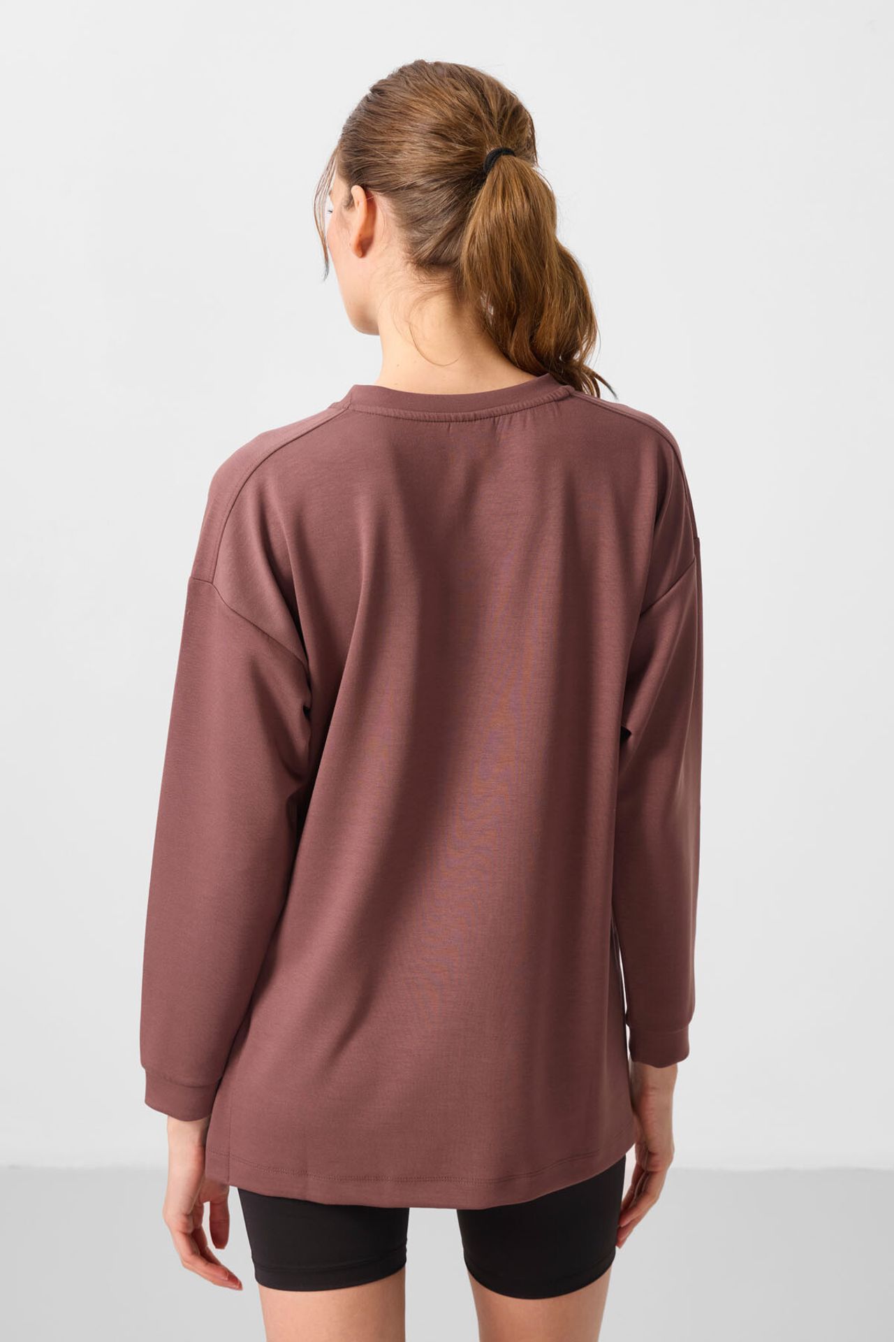 TOMMY Long-sleeve Jersey Tunic Top 5