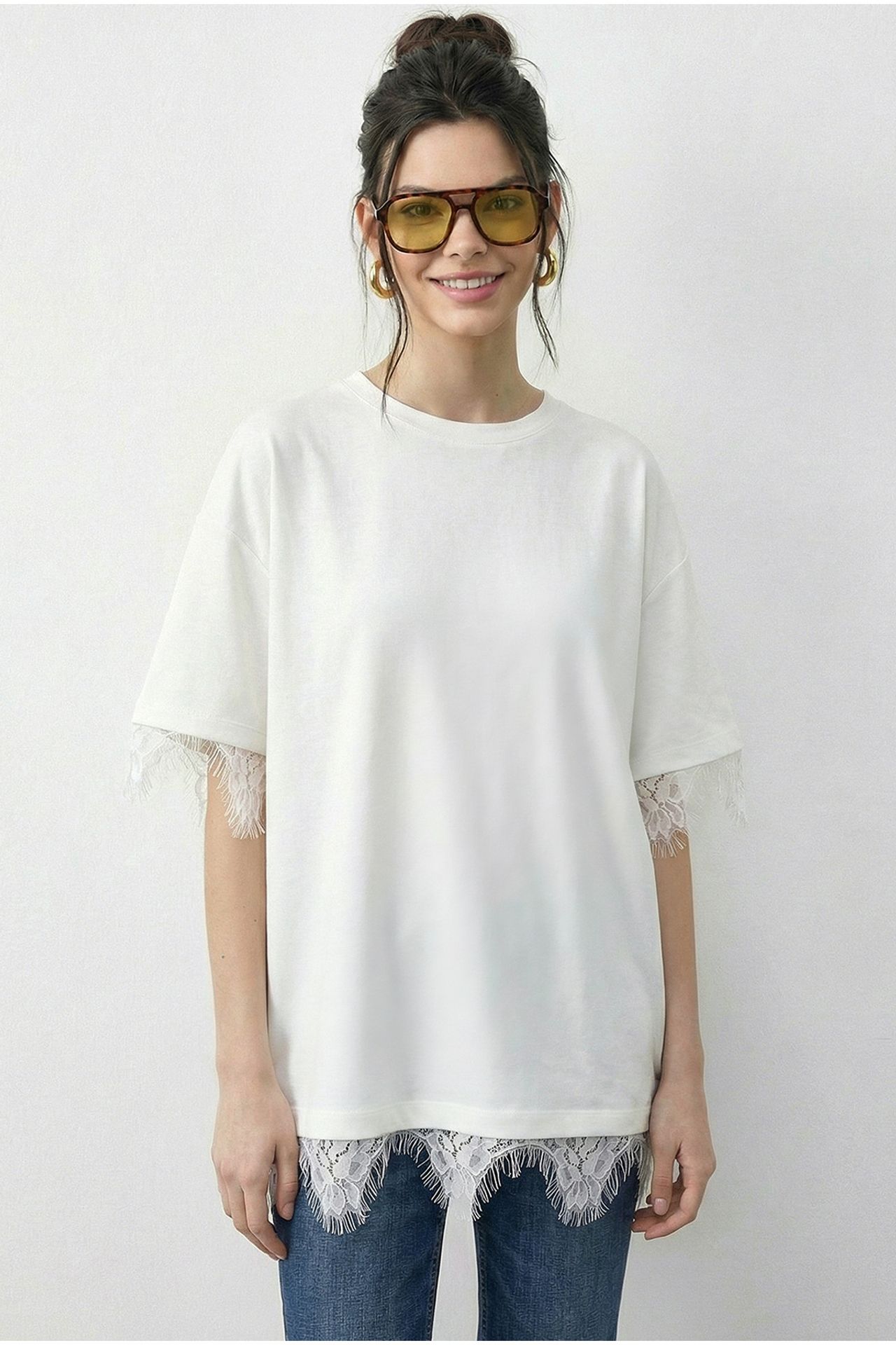 LUCCI Women's Polyester Elastane T-Shirt 2