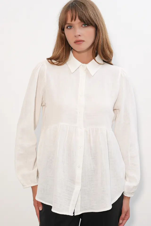 BDART Oversized Cotton Long-Sleeve Shirt
