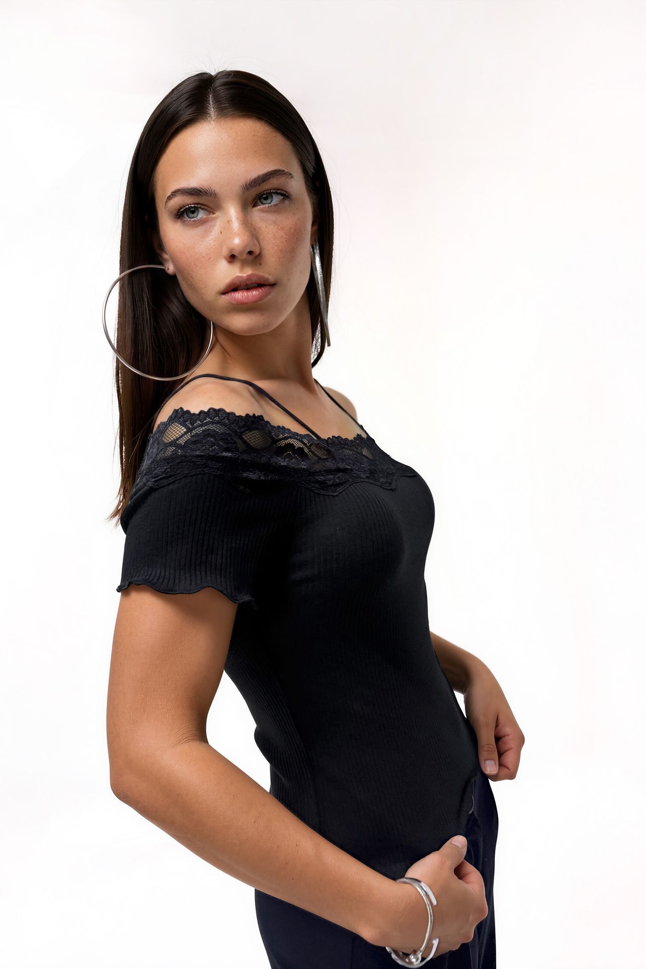 BUSEM Ribbed Cotton Square-Neck Cami Top 2