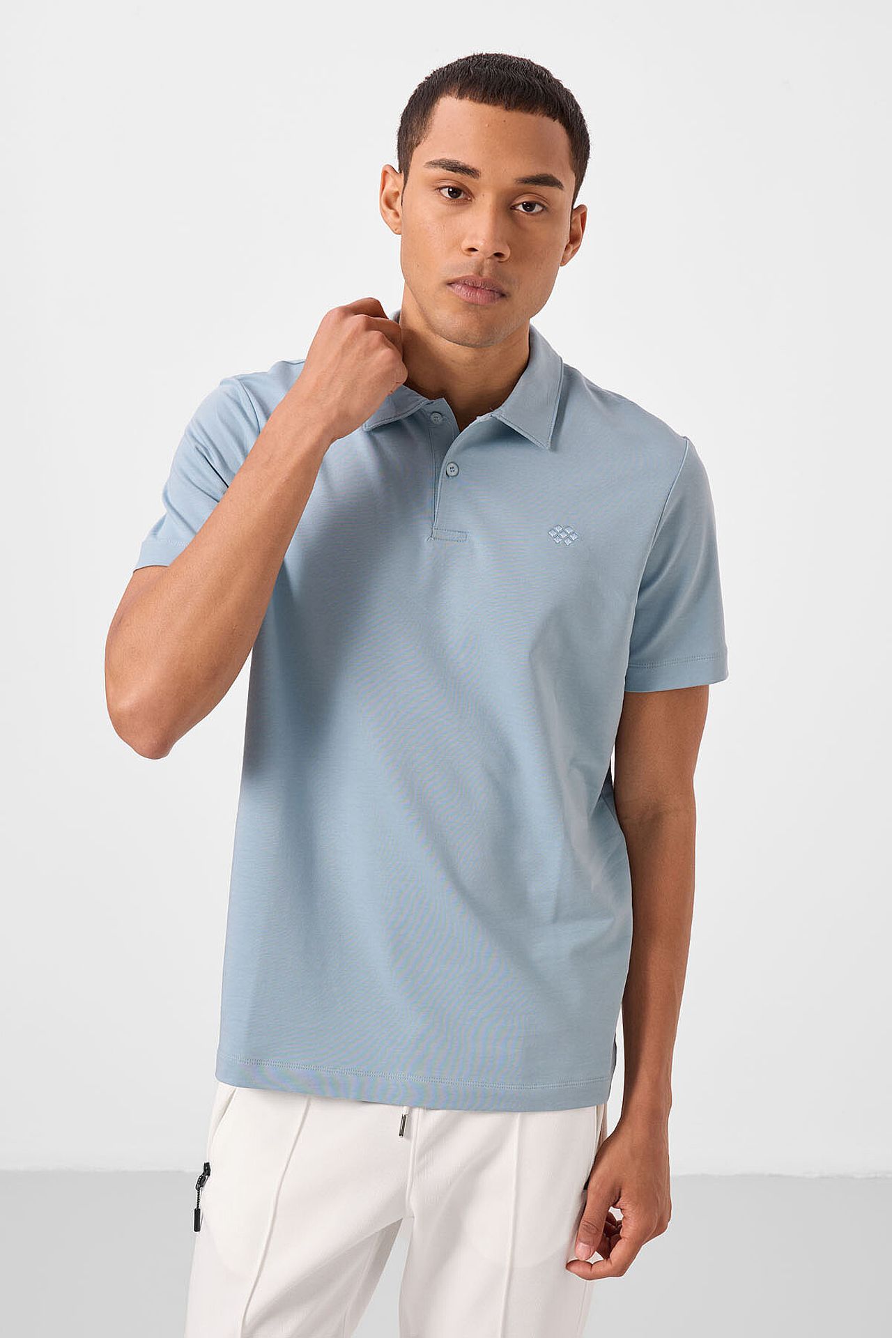 TOMMY Men's Cotton Elastane Polo T-Shirt 3