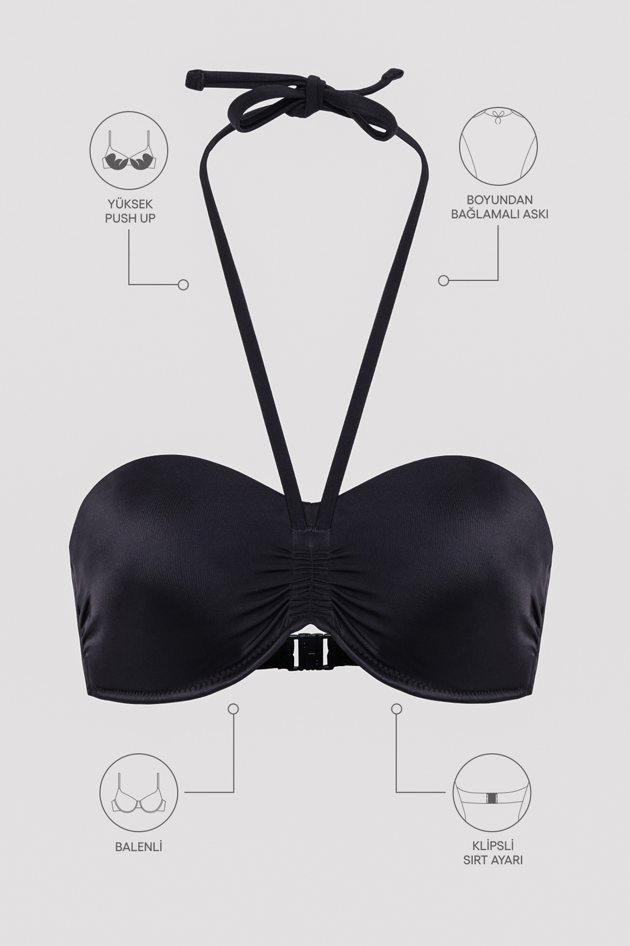 PENTI Women's Bikini Top PL4QCFDO23IY 4