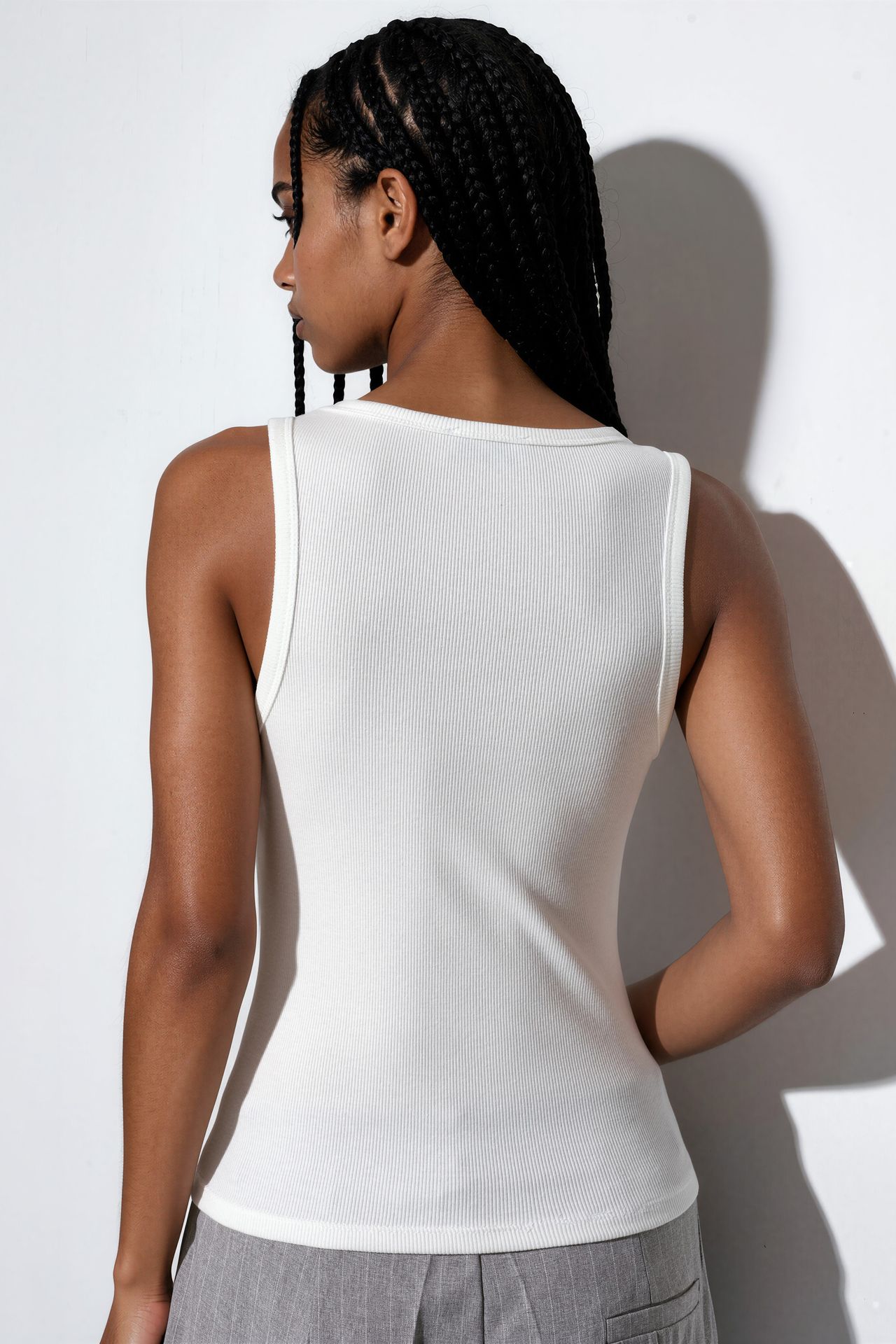 BUSEM Embroidered Knit Camisole Top 3