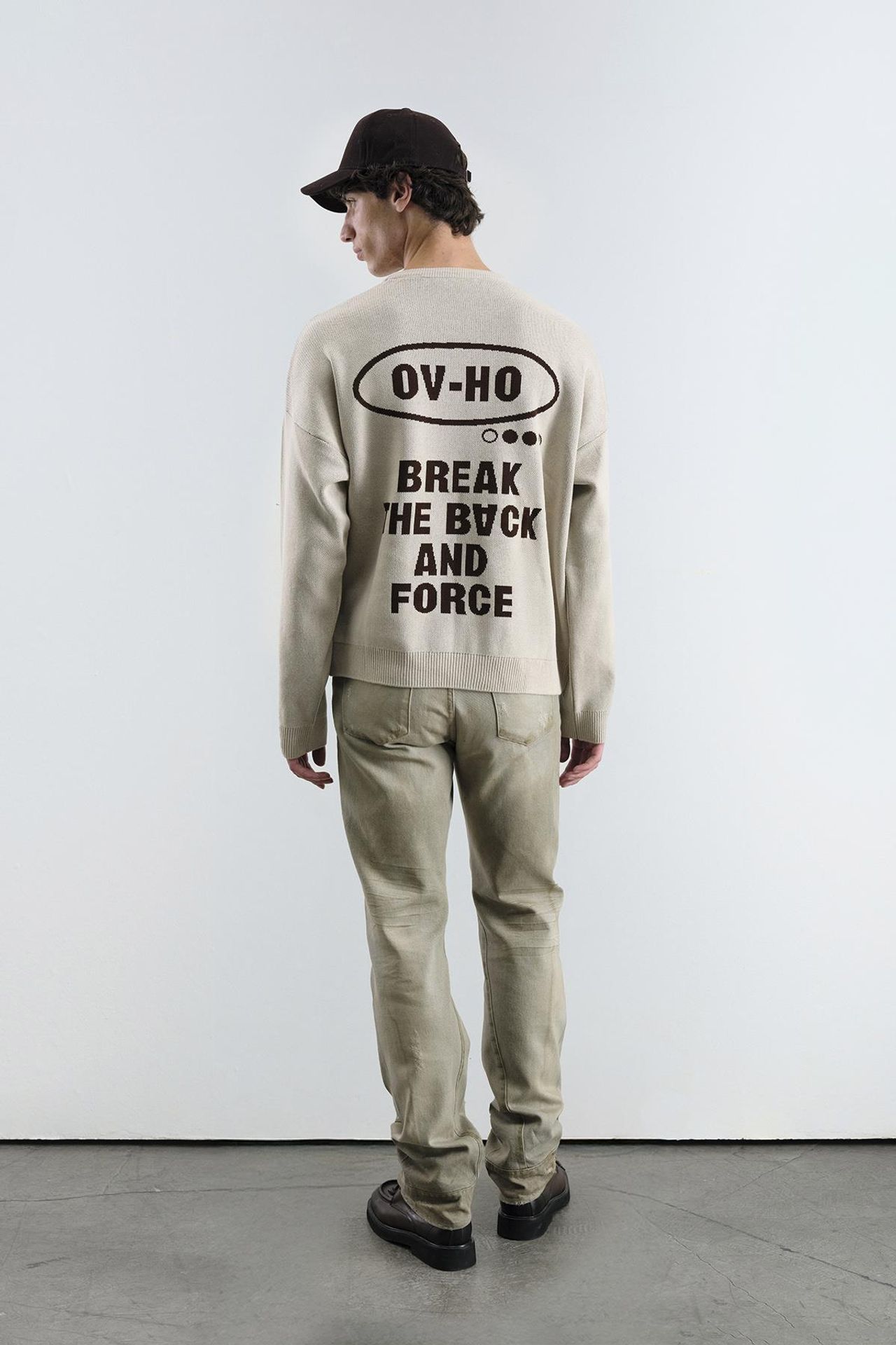GIESTO Men's Cotton Crew Neck Text Print Sweater 5