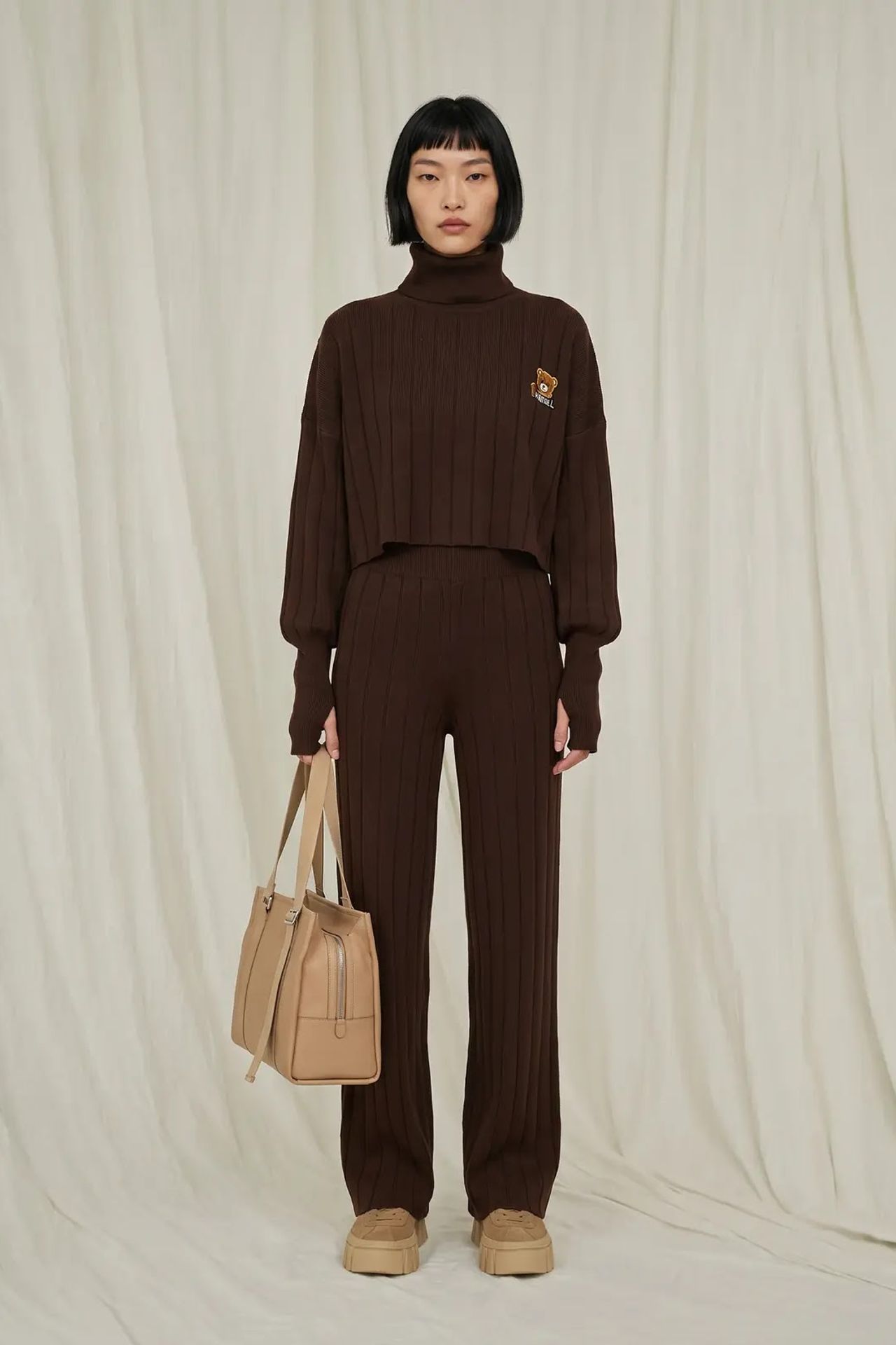 MY FASHION Dokulu Örgü Uyumlu Takım 1