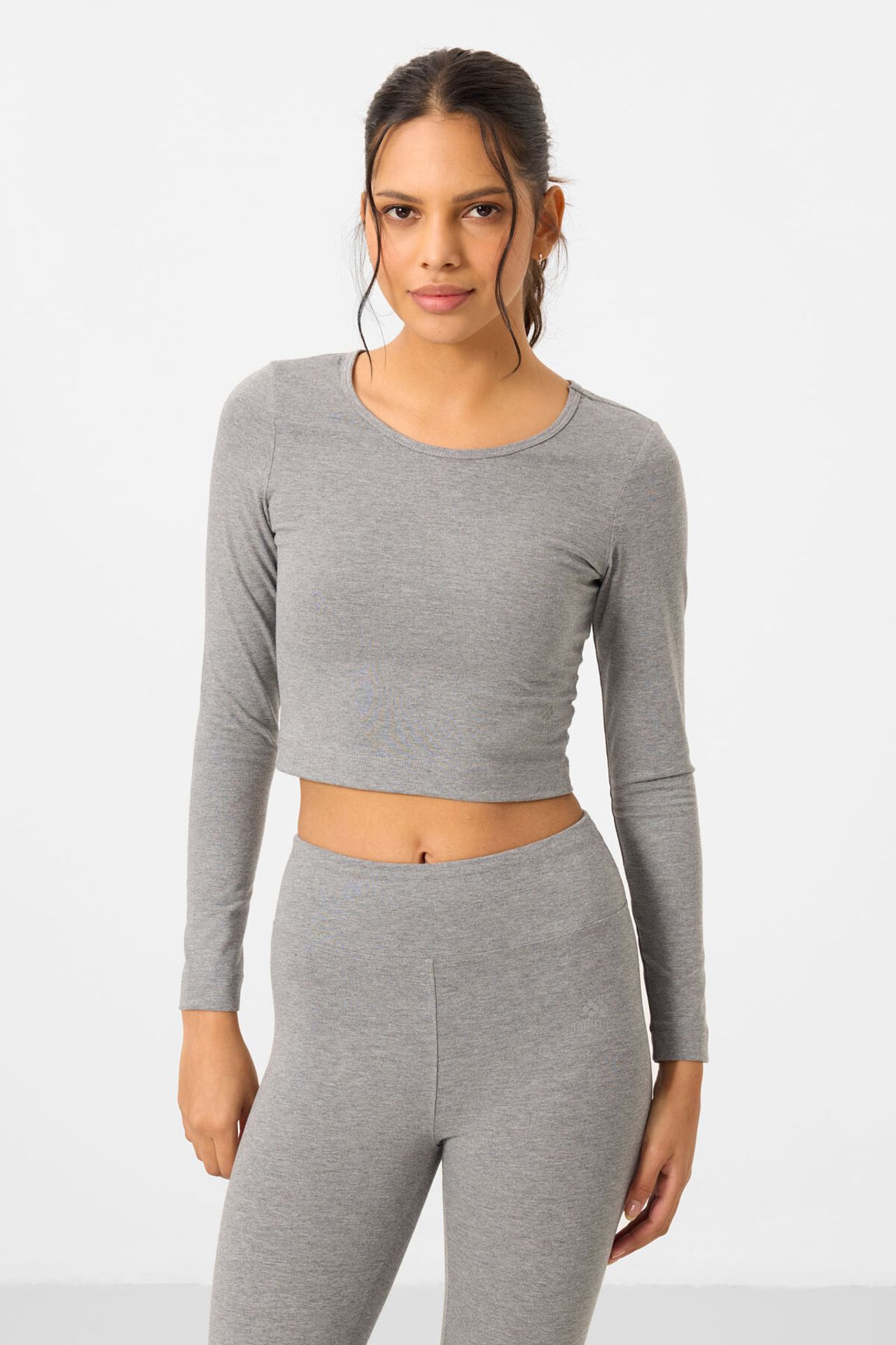 TOMMY Cotton Elastane Crop T-Shirt And Leggings Set 6
