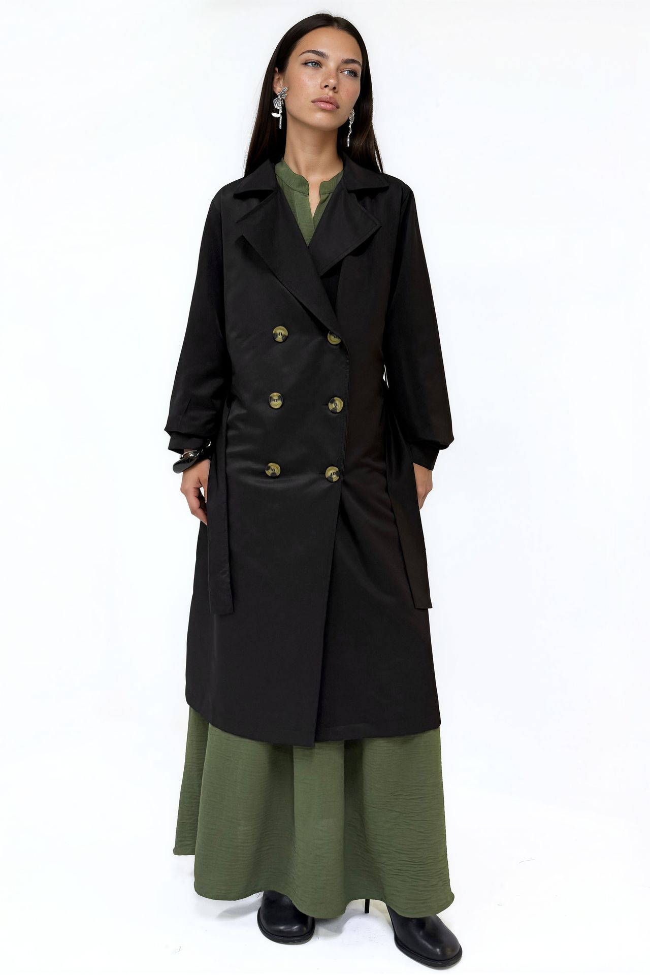 BDART Belted Long Trench Coat 5