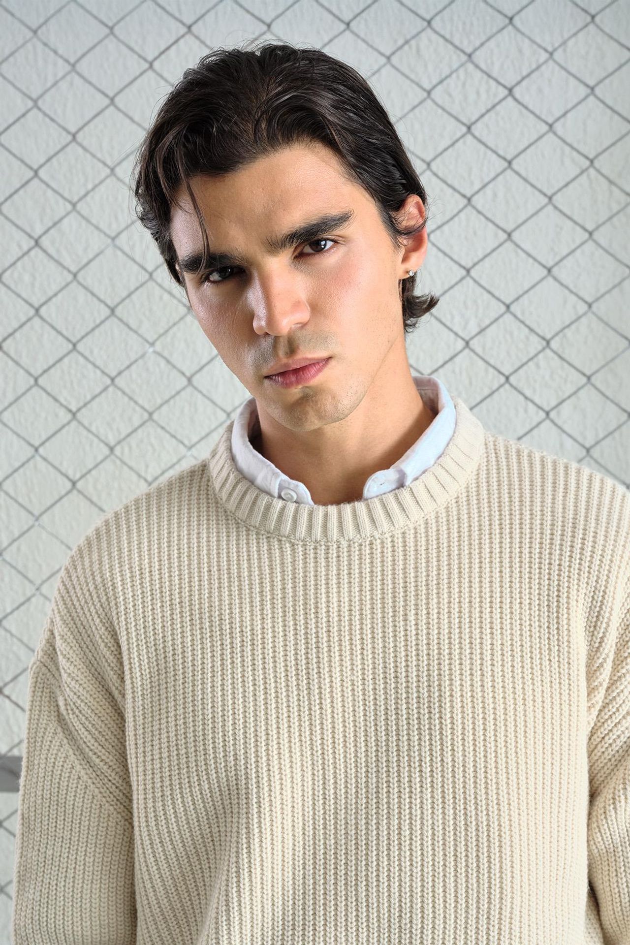 GIESTO Thick Ribbed Knitwear Crew Neck Sweater 3