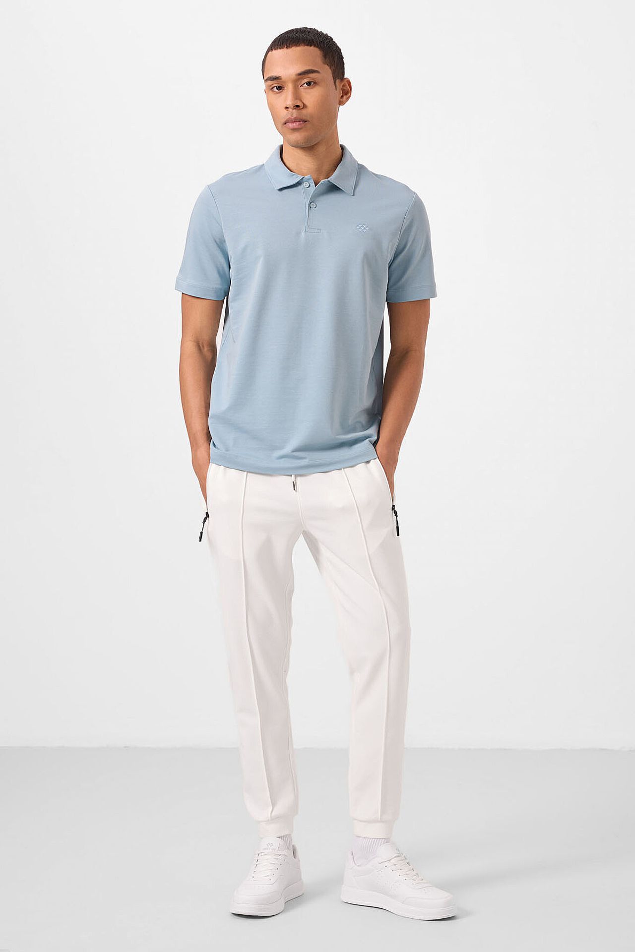 TOMMY Men's Cotton Elastane Polo T-Shirt 6