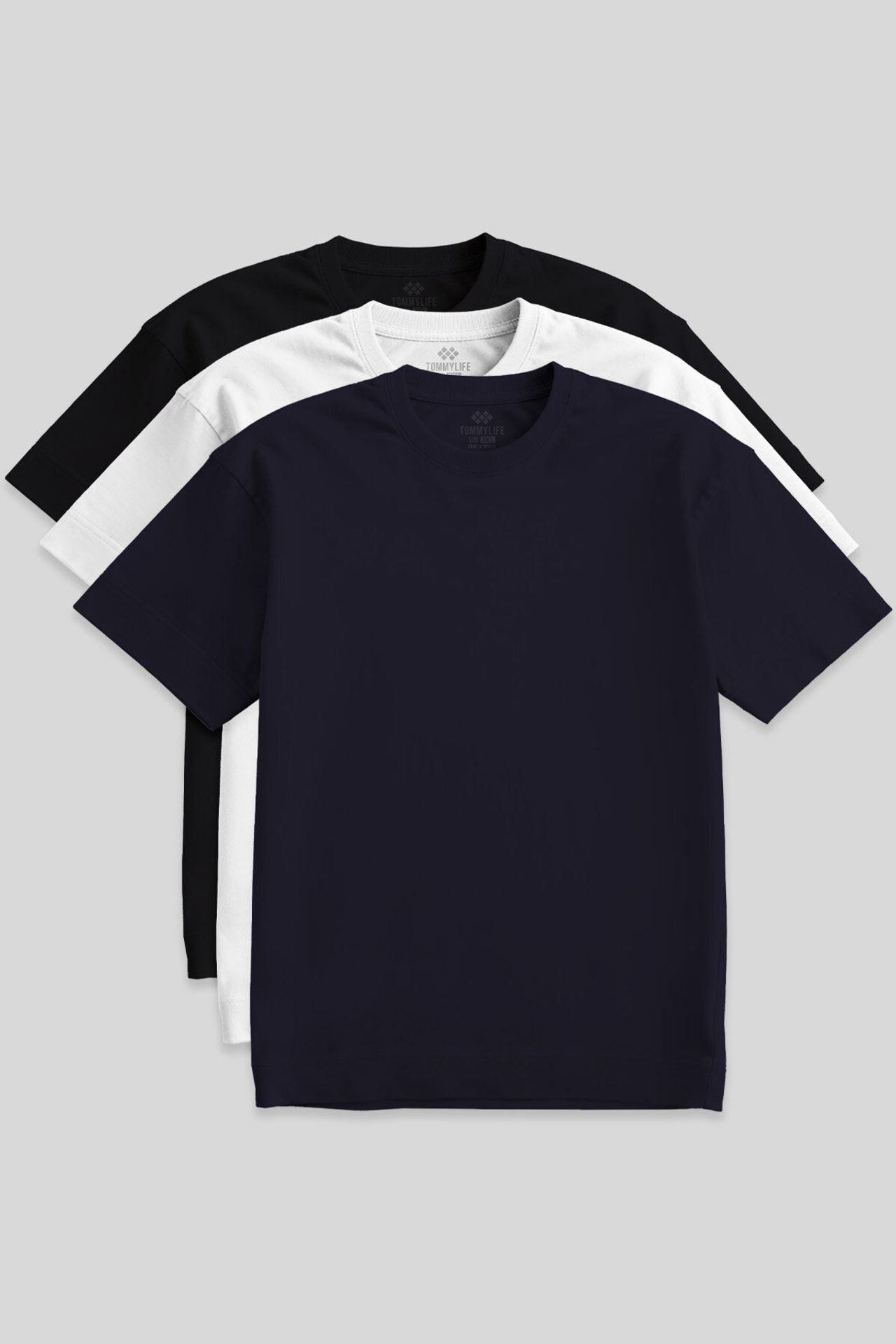 TOMMY Men's Cotton Elastane Crew Neck T-Shirt 1