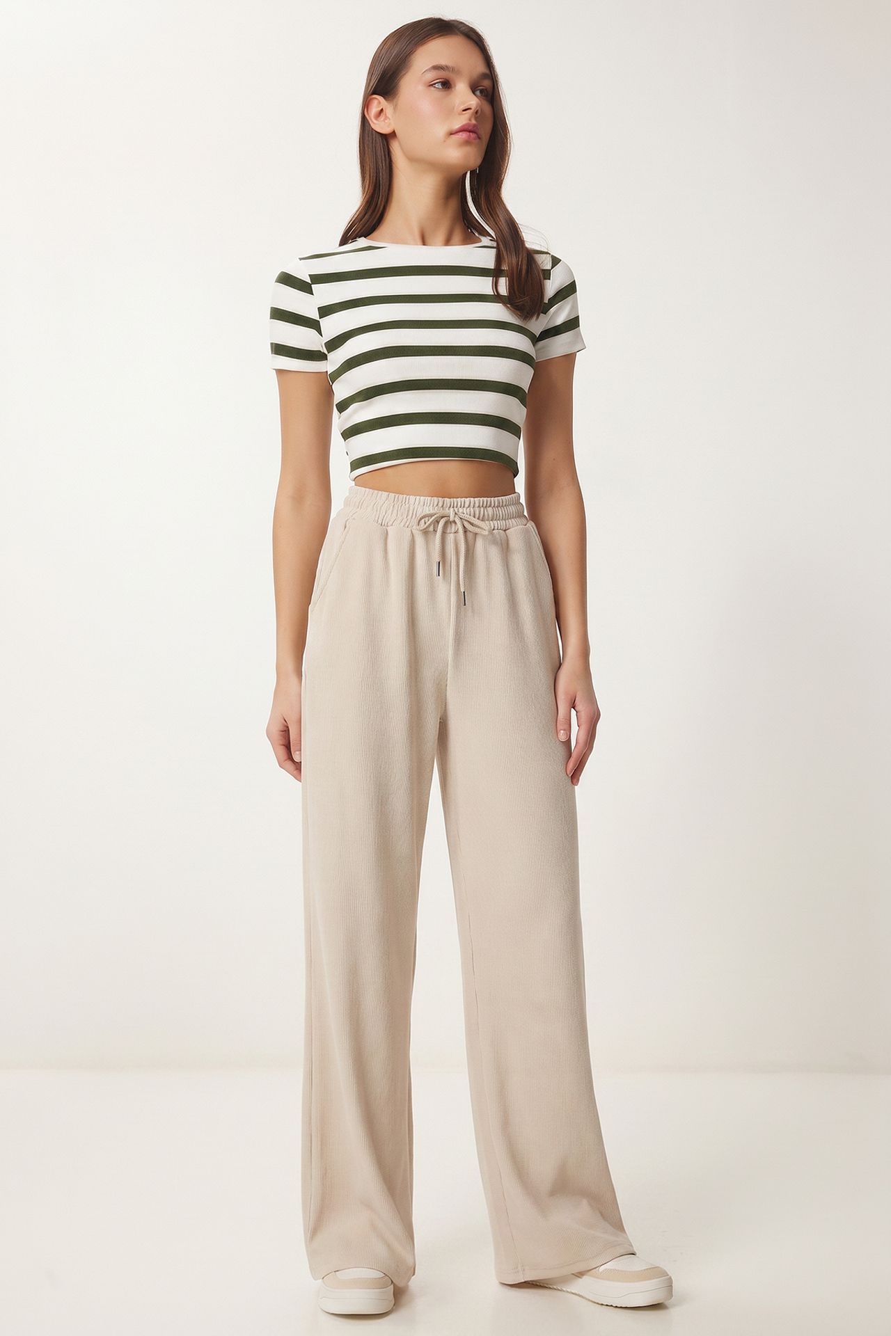 ISTANBUL Women's Wide-leg Modal Joggers 2