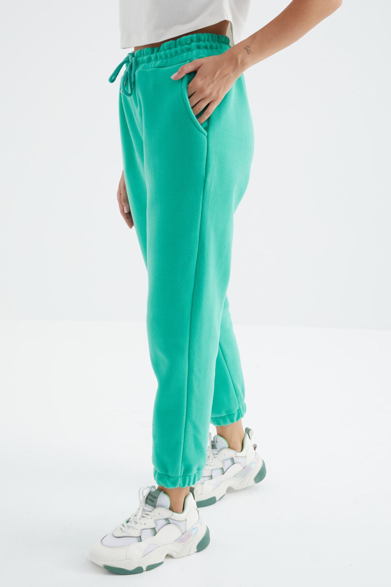 TOMMY Women's High Waist Jogger Sweatpants 2