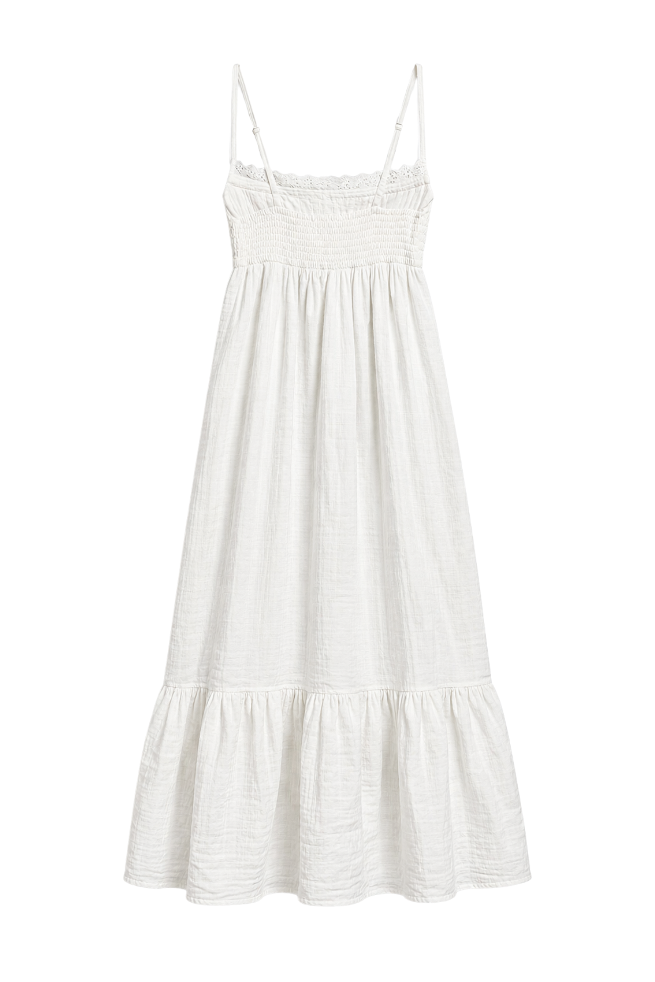 Mixray Sleeveless Square-Neck Cotton Maxi Dress 3