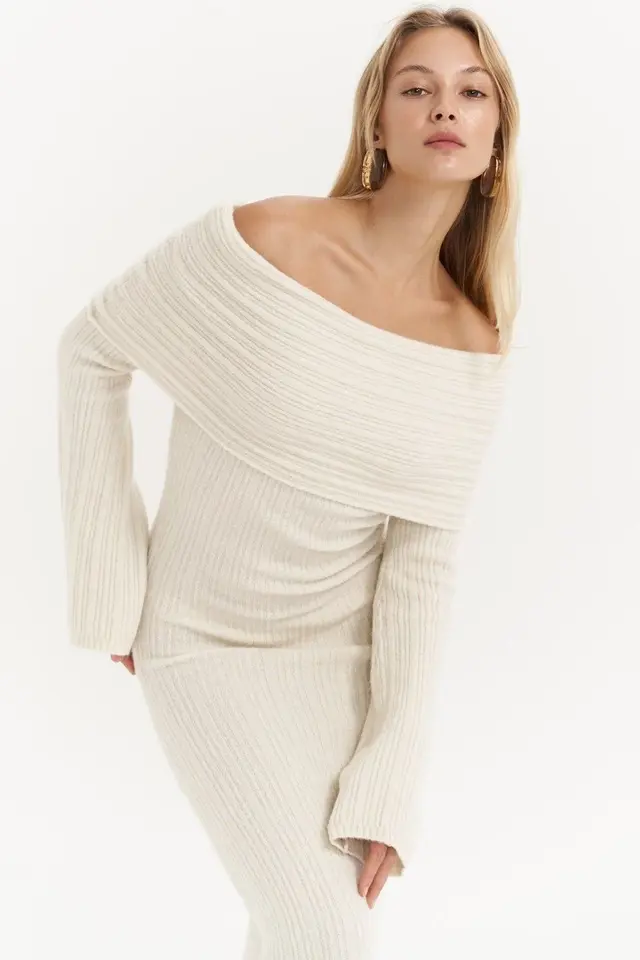 MAI STUDIOS Valencia Knitwear Maxi Dress